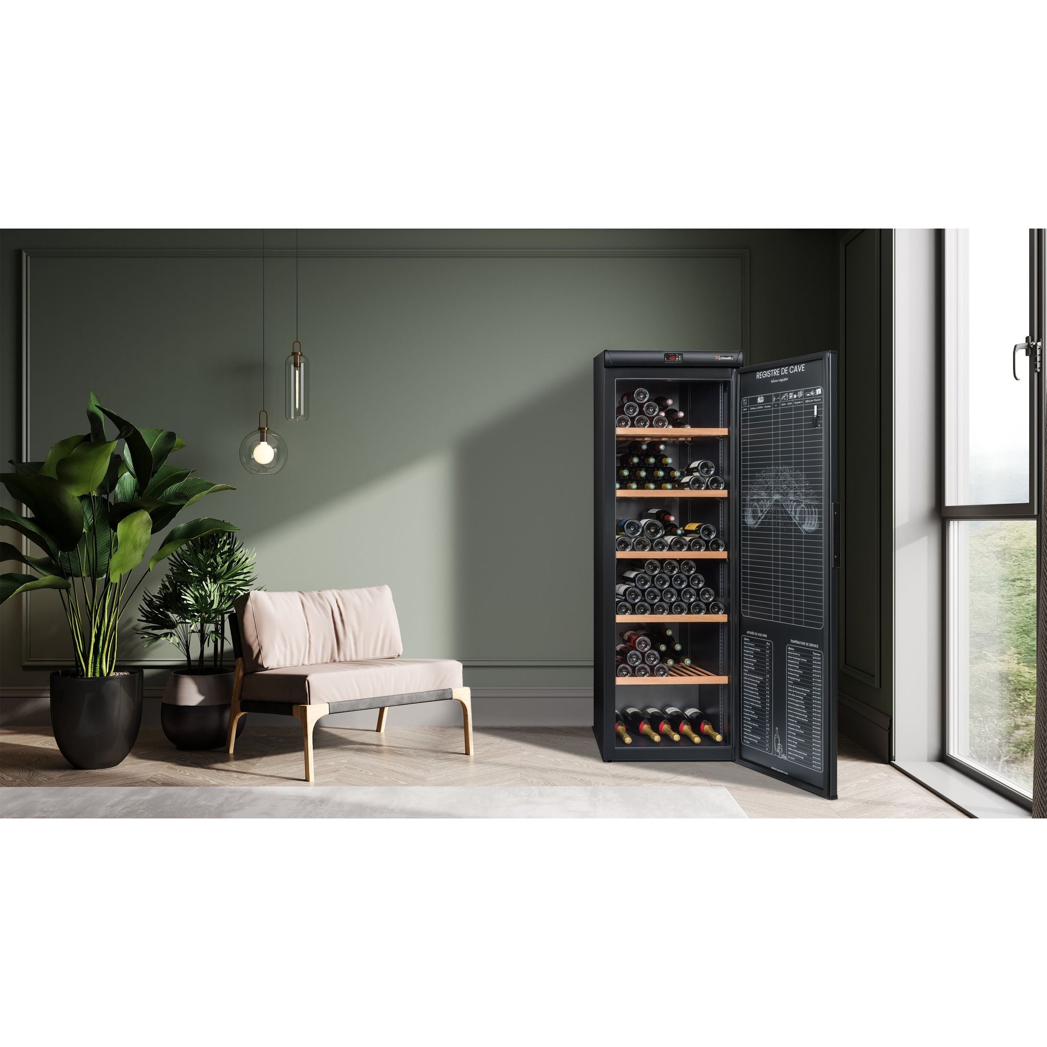 Climadiff - 264 Bottle Ageing Wine Cabinet RESERVE 275F