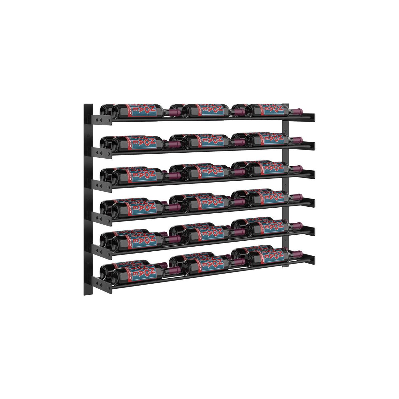 VintageView - Wine Wall 30 - Evolution Series  - 762mm - Metal Wine Wall Rack (18-54 bottles)