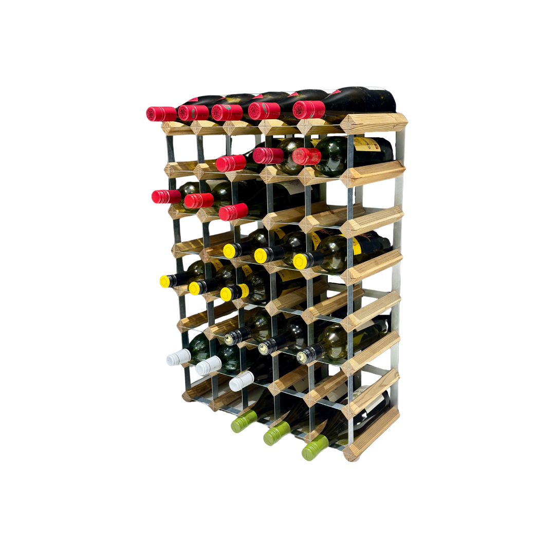 WineRacks - Traditional Wine Rack 42 bottle (7 x 5) - Assembled