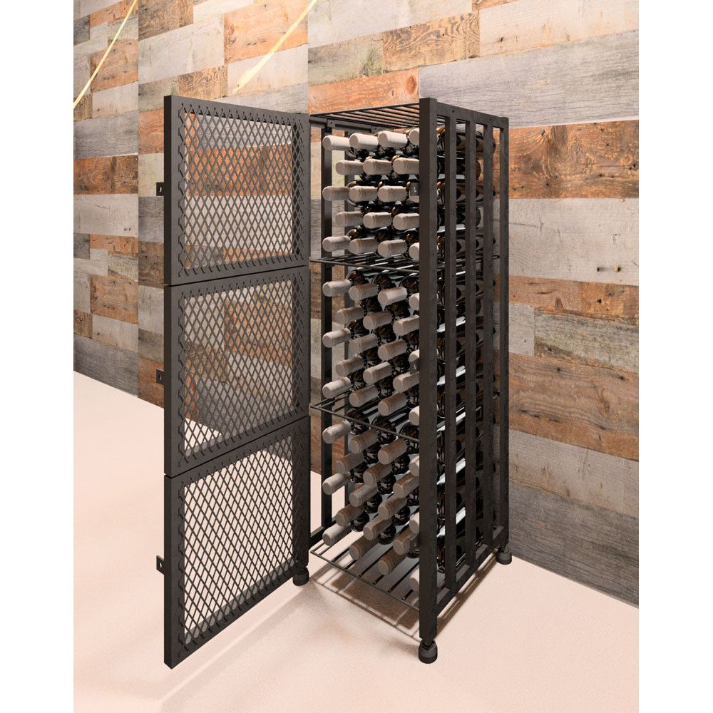 VintageView - Case & Crate - Metal Wine Storage Locker - Short (Freestanding Display)