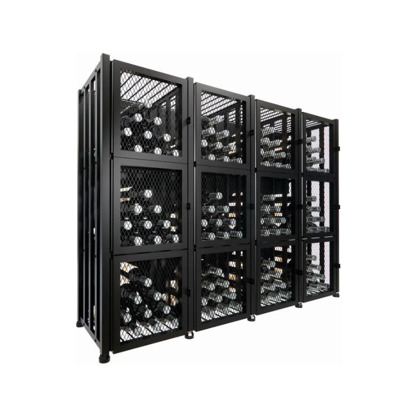 VintageView - Case & Crate - Metal Wine Storage Locker - Short (Freestanding Display)