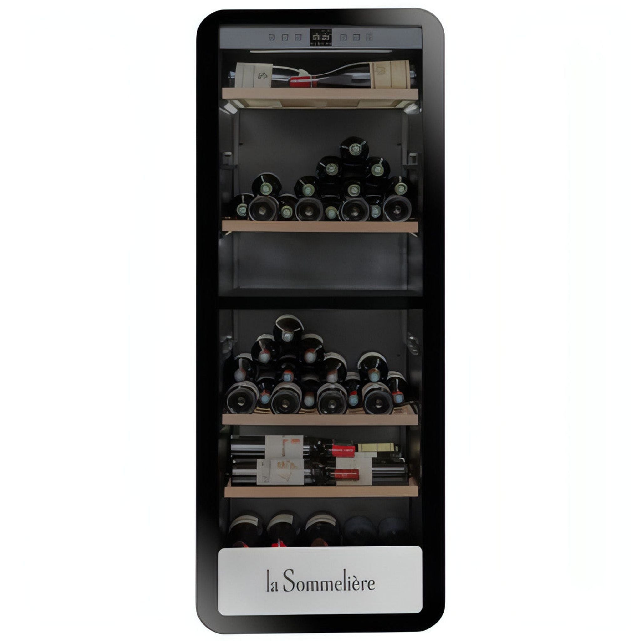 La Sommeliere - 143 Bottle Freestanding Dual Zone Wine Cabinet APOGEE145DZ