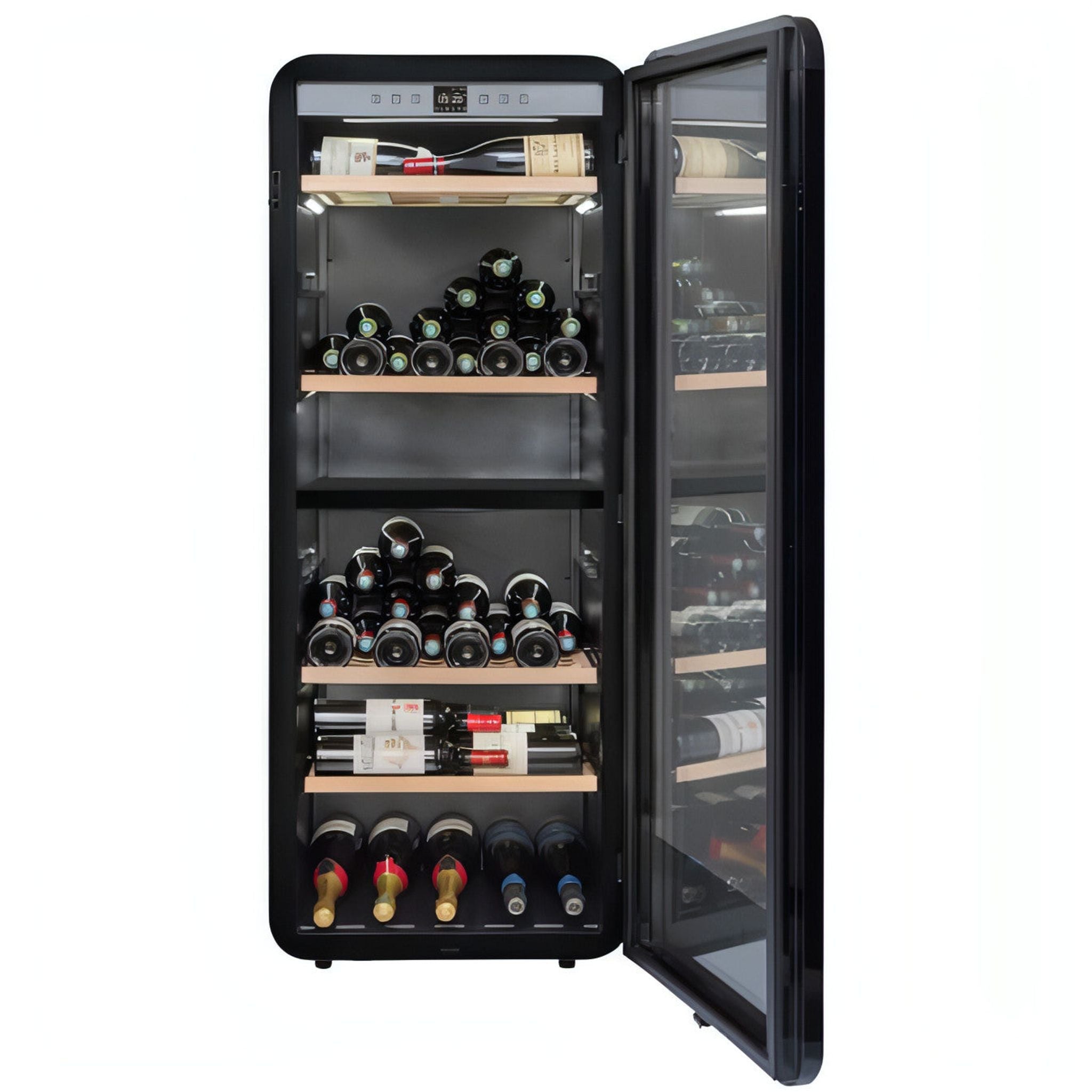 La Sommeliere - 143 Bottle Freestanding Dual Zone Wine Cabinet APOGEE145DZ