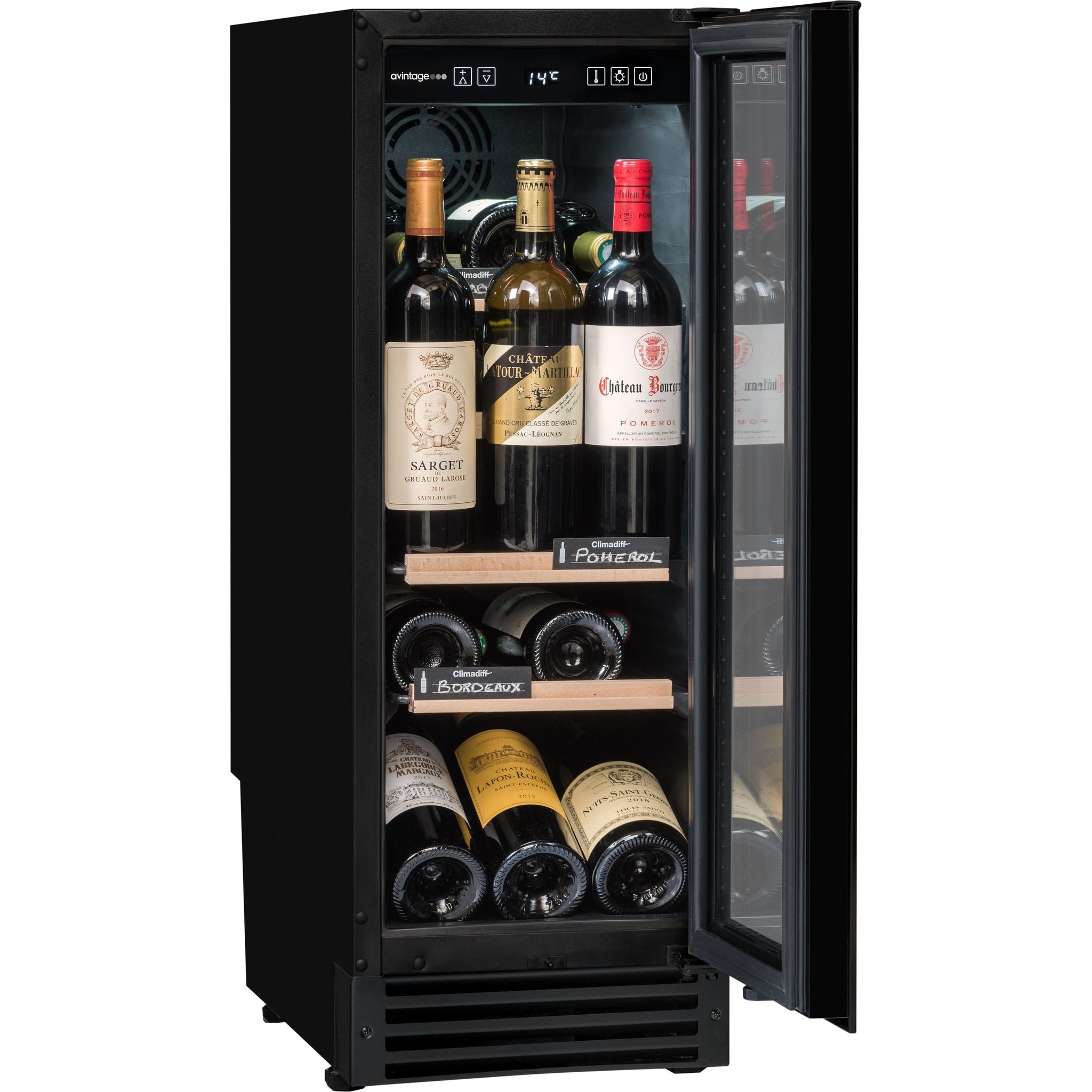 Avintage - 300mm - 22 bottle - Undercounter Wine Cooler - AVU23TB1