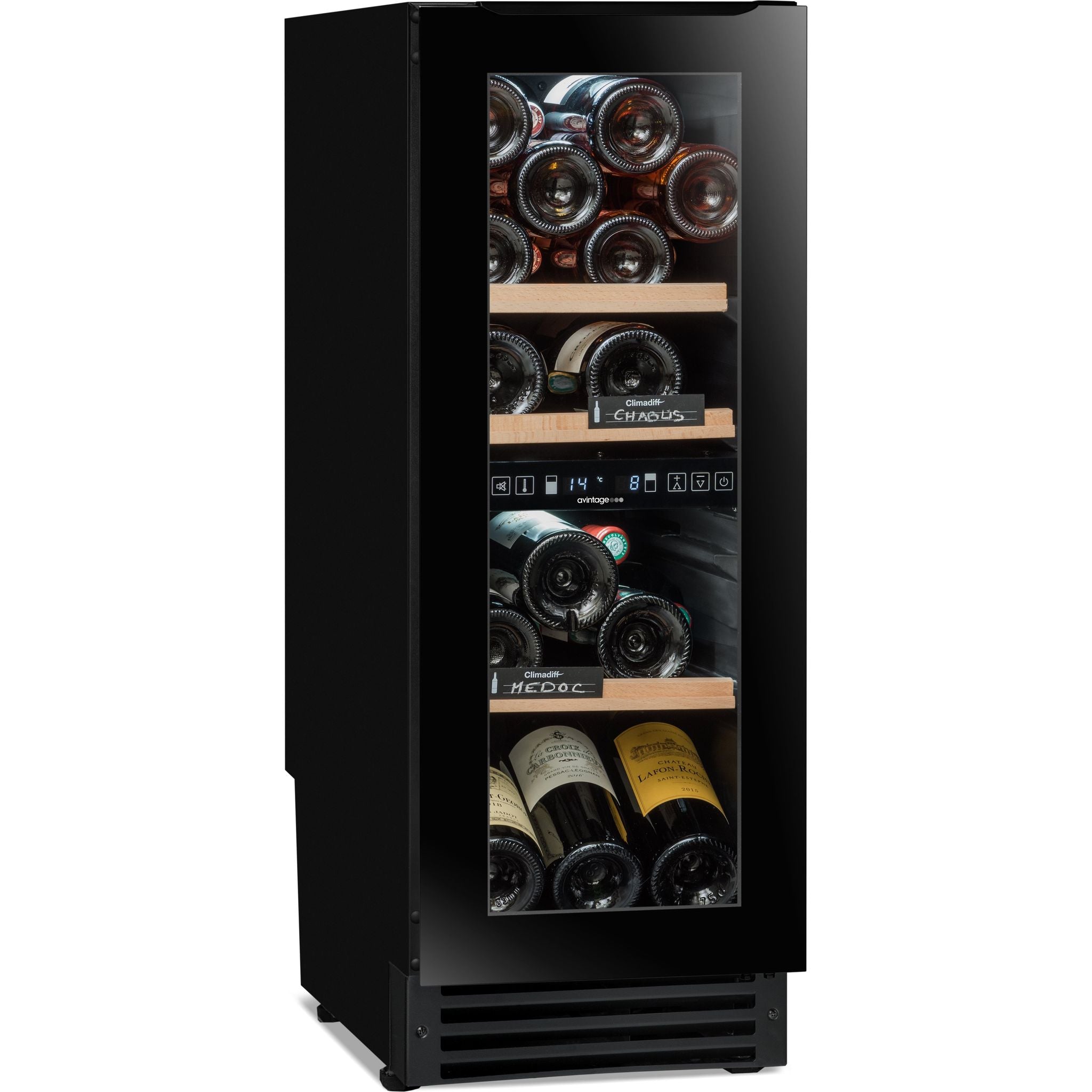 Avintage - 300mm Dual Zone - 25 bottle - Undercounter Wine Cooler - AVU27D82