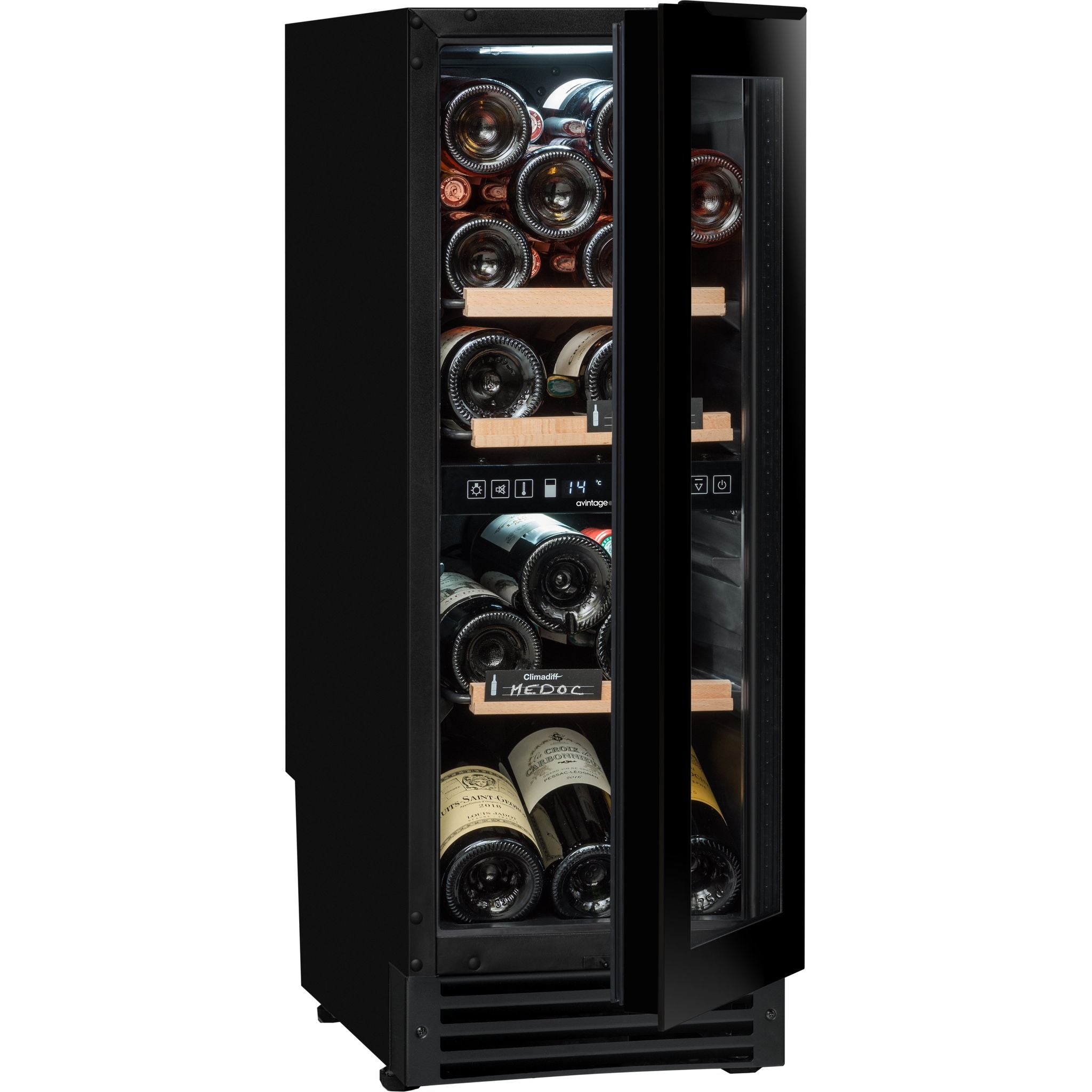 Avintage - 300mm Dual Zone - 25 bottle - Undercounter Wine Cooler - AVU27D82