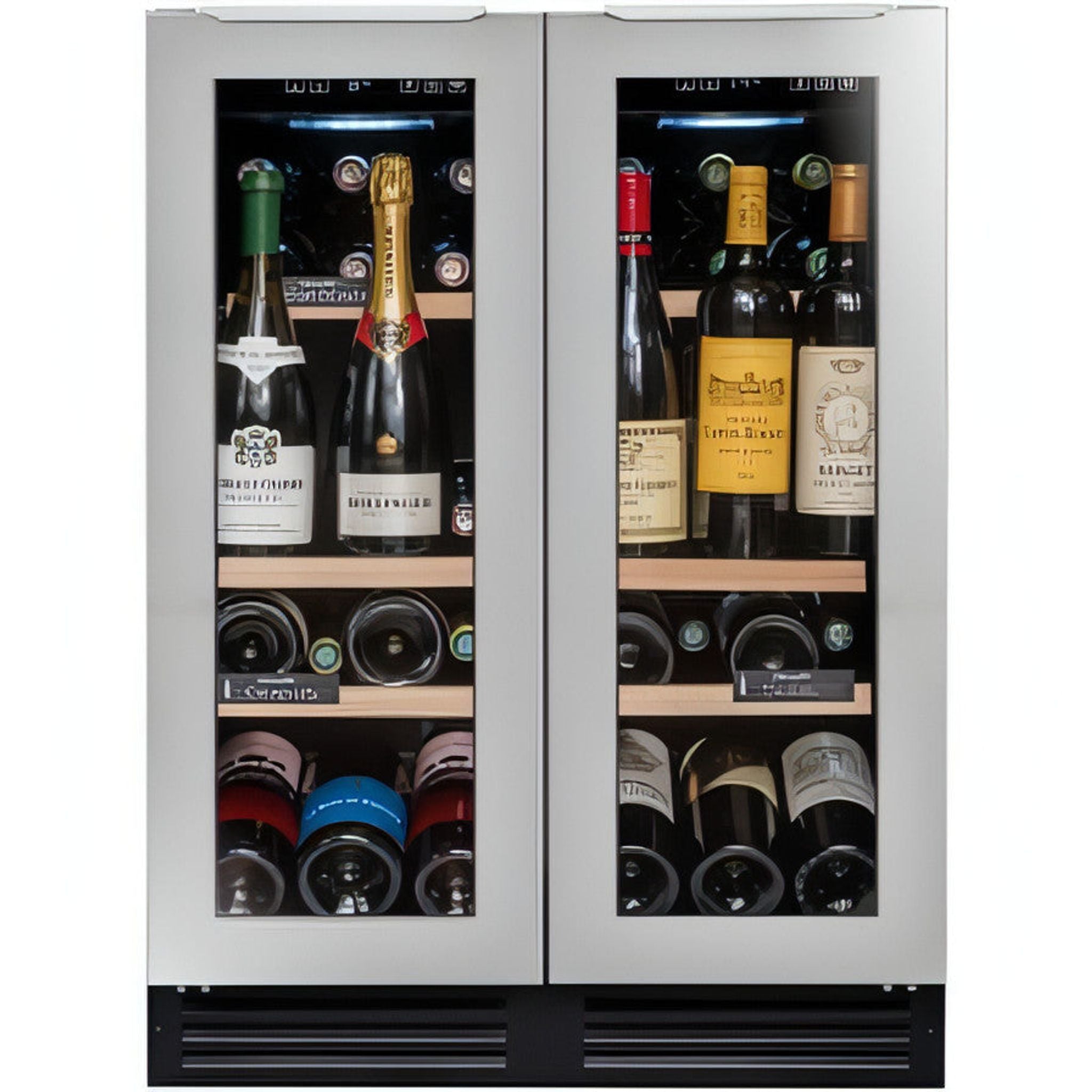 Avintage - 600mm Dual Zone - 47 bottle - Undercounter Wine Cooler - AVU48DPX1