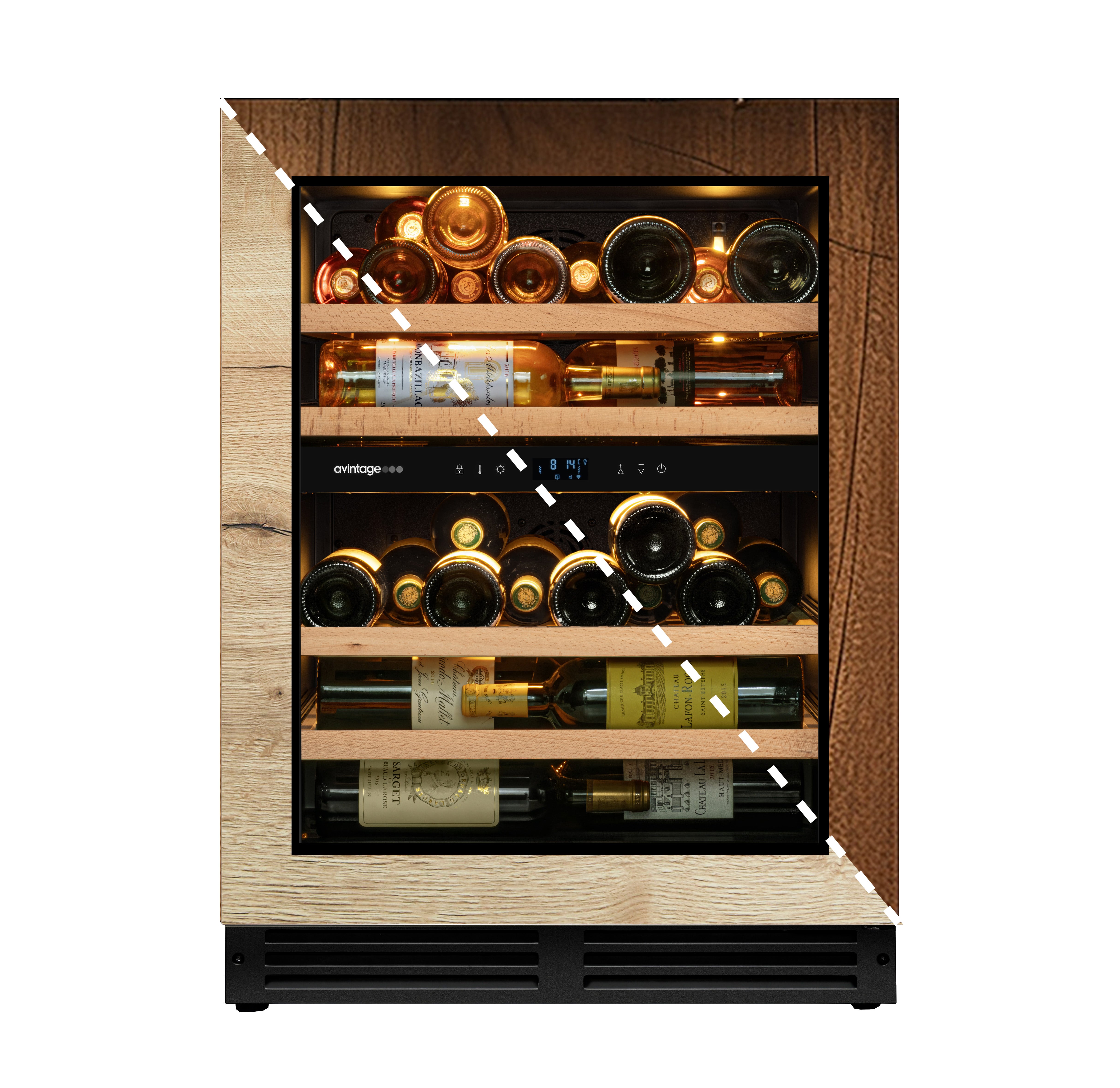 Avintage - 47 Bottle - Fully Integrated Undercounter Wine Cooler - AVU50PANEL