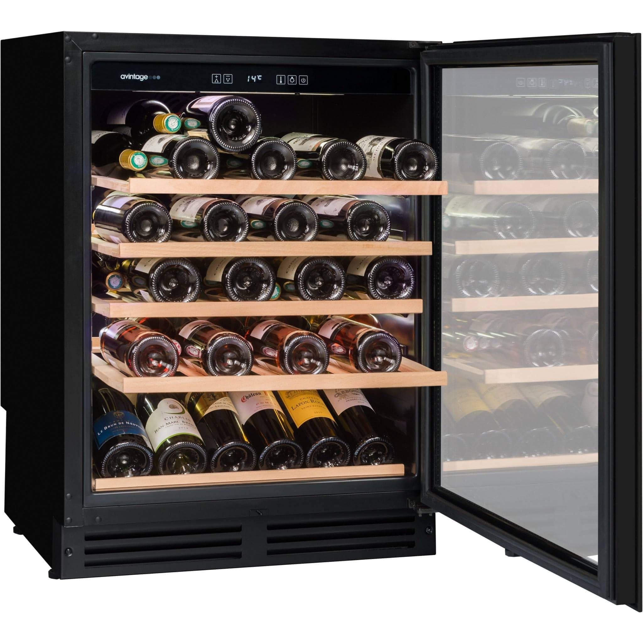 Avintage - 600mm Single zone - 53 bottle - Undercounter Wine Cooler - AVU51TB1