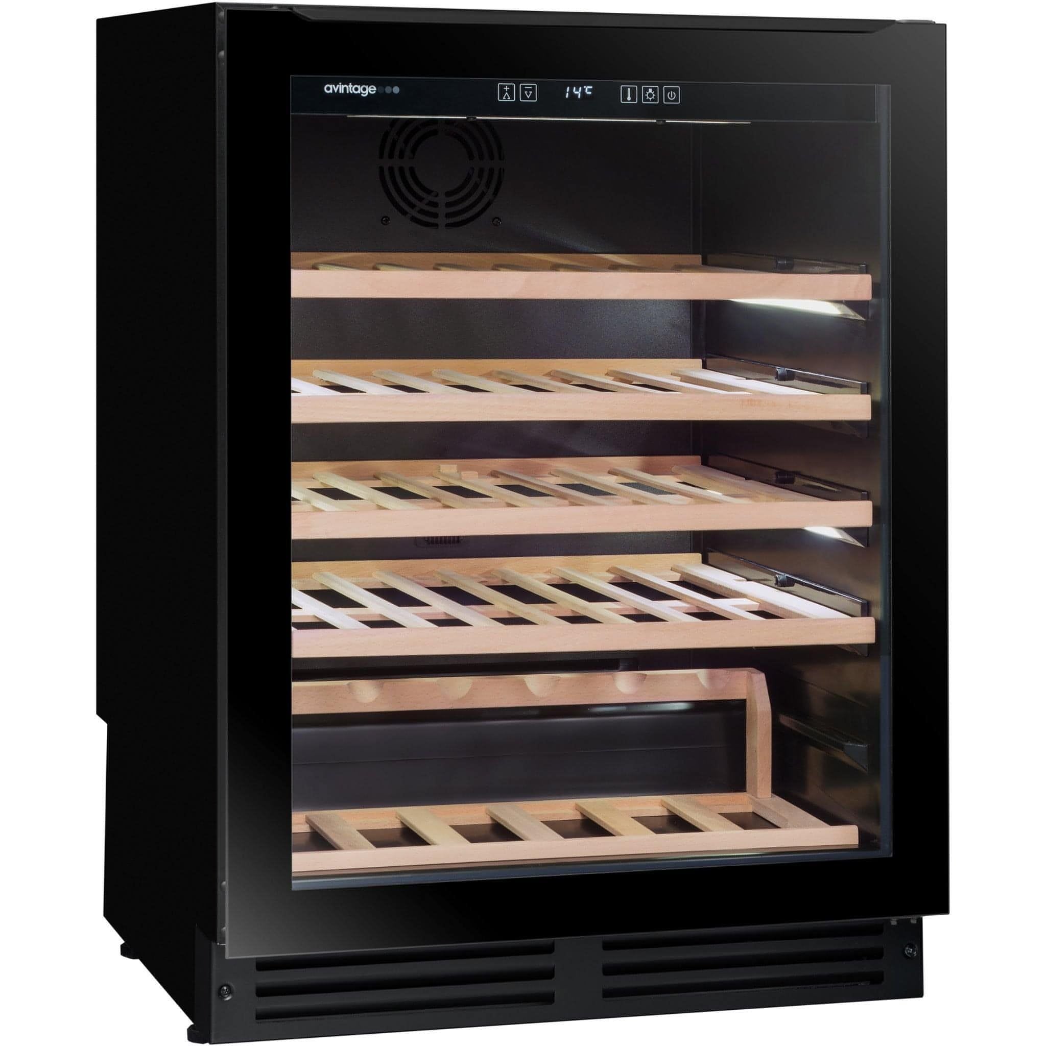 Avintage - 600mm Single zone - 53 bottle - Undercounter Wine Cooler - AVU51TB1