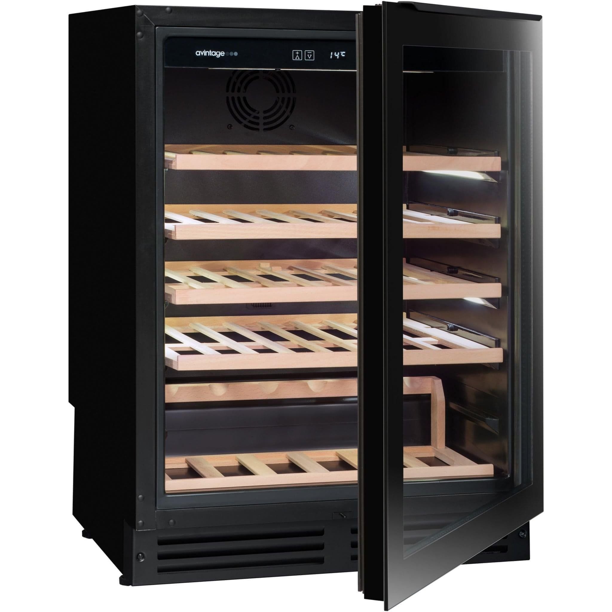 Avintage - 600mm Single zone - 53 bottle - Undercounter Wine Cooler - AVU51TB1