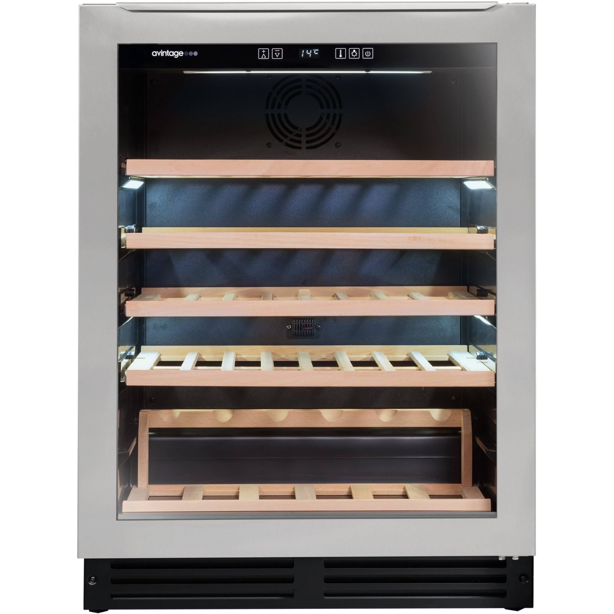 Avintage - 600mm - 53 bottle - Undercounter Wine Cooler - AVU52TX1