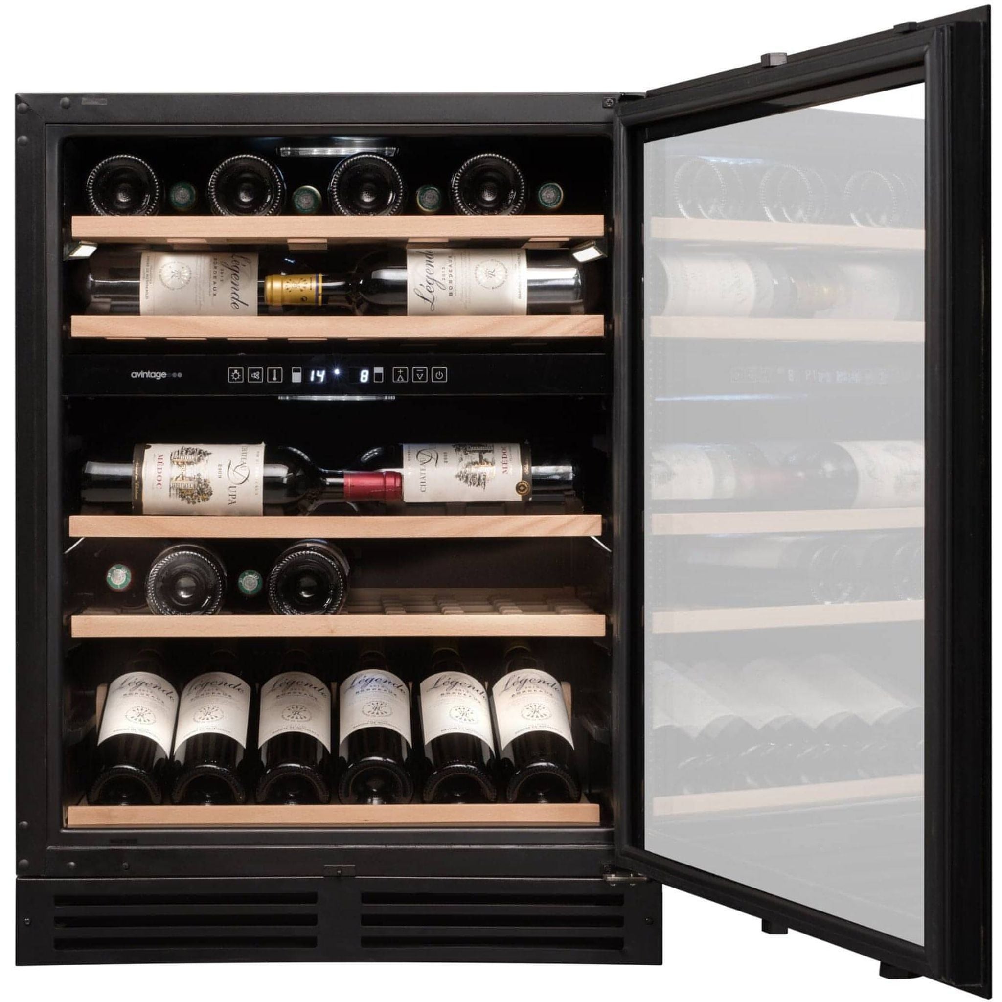 Avintage - 600mm Dual Zone - 50 bottle - Undercounter Wine Cooler - AVU53PREMIUM