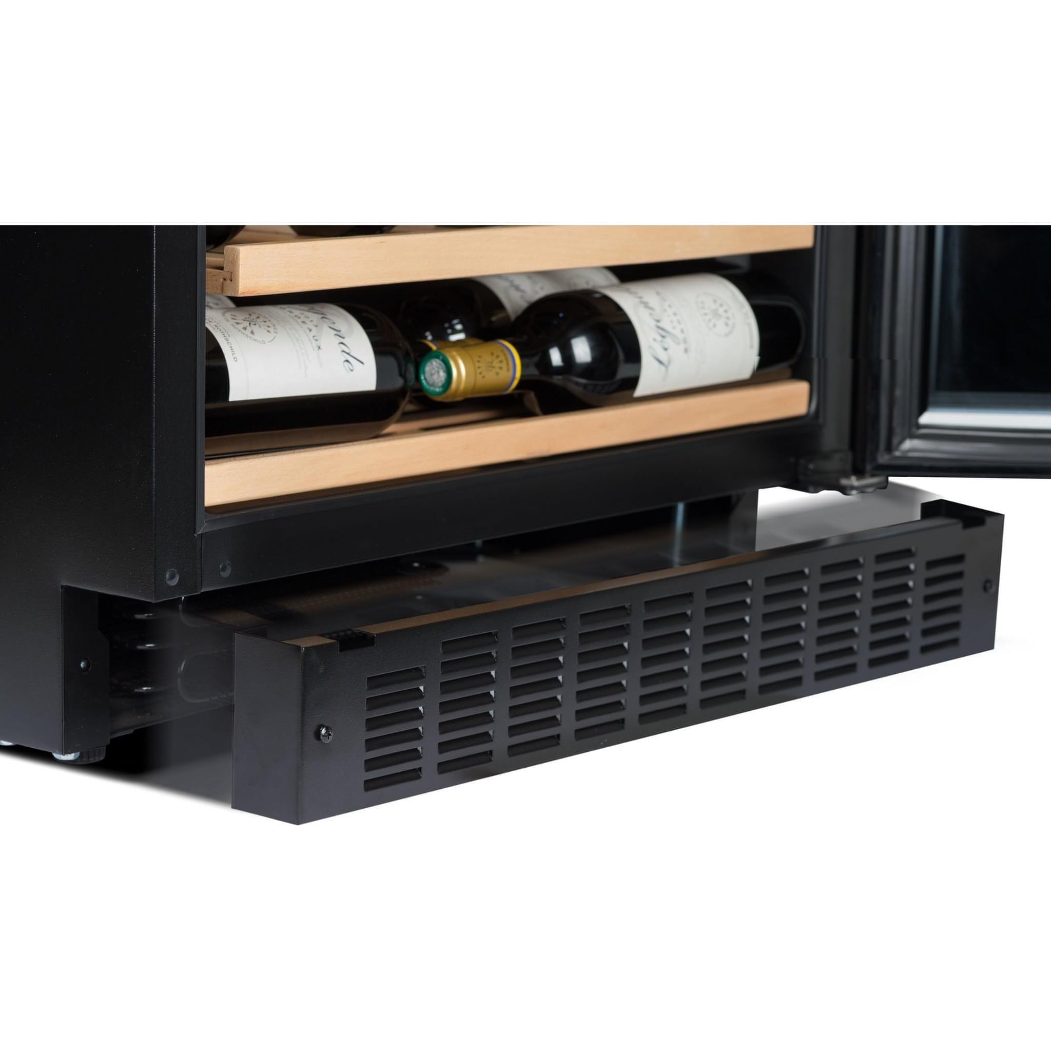 Avintage - 600mm Dual Zone - 53 bottle - Undercounter Wine Cooler - AVU53TDZB1