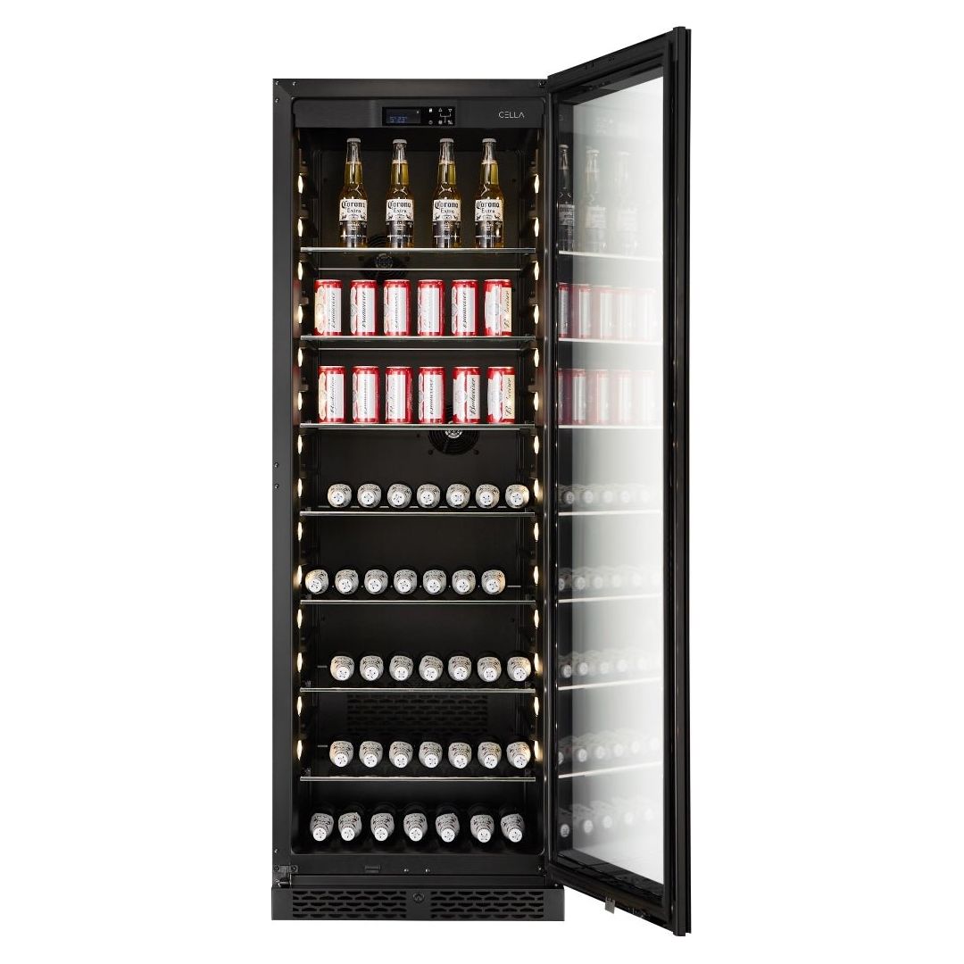 CELLA - 487 Can / 388L Beverage Cooler - BV163S-BLACK