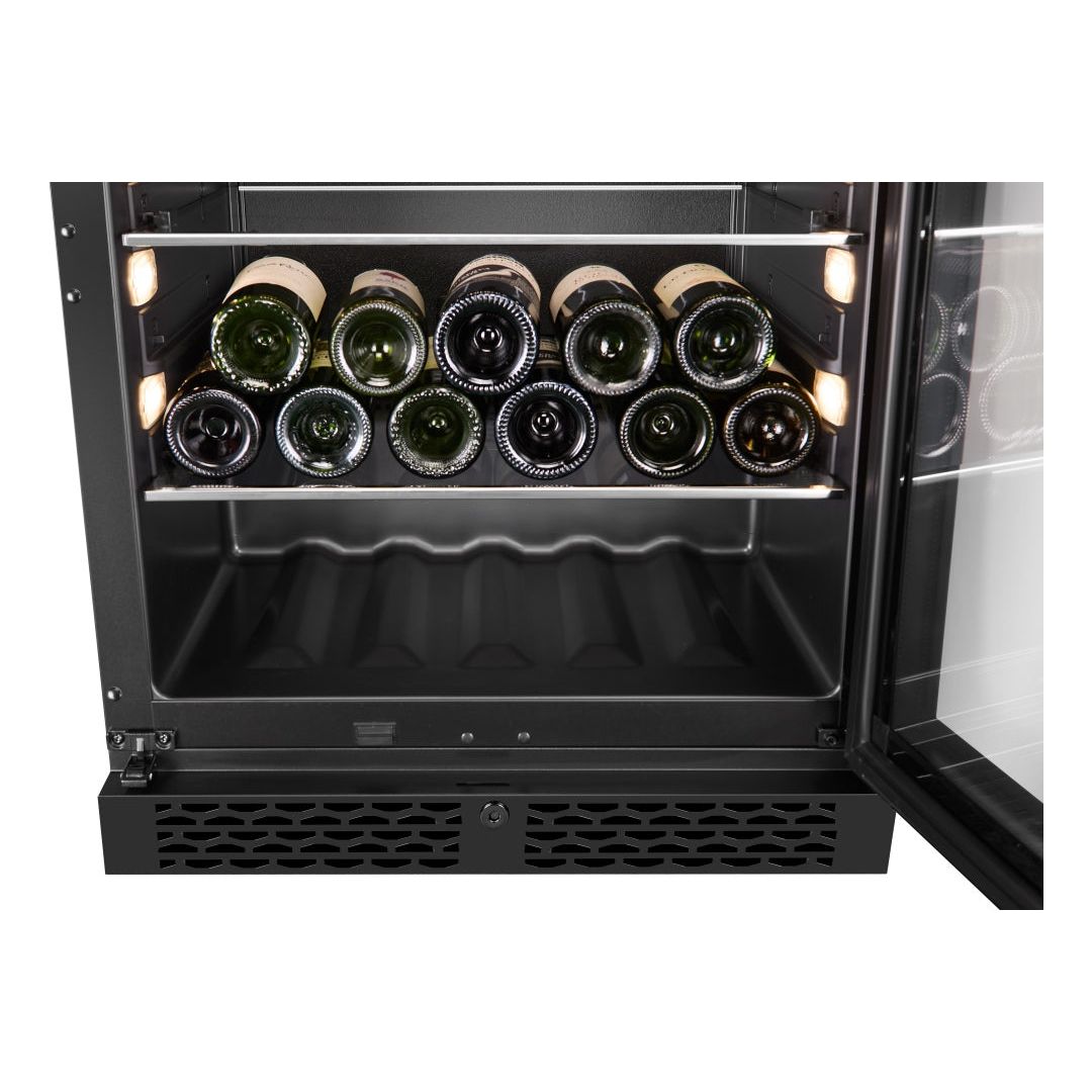 CELLA - 141 Can / 127L Beverage Cooler - BV46S-BLACK