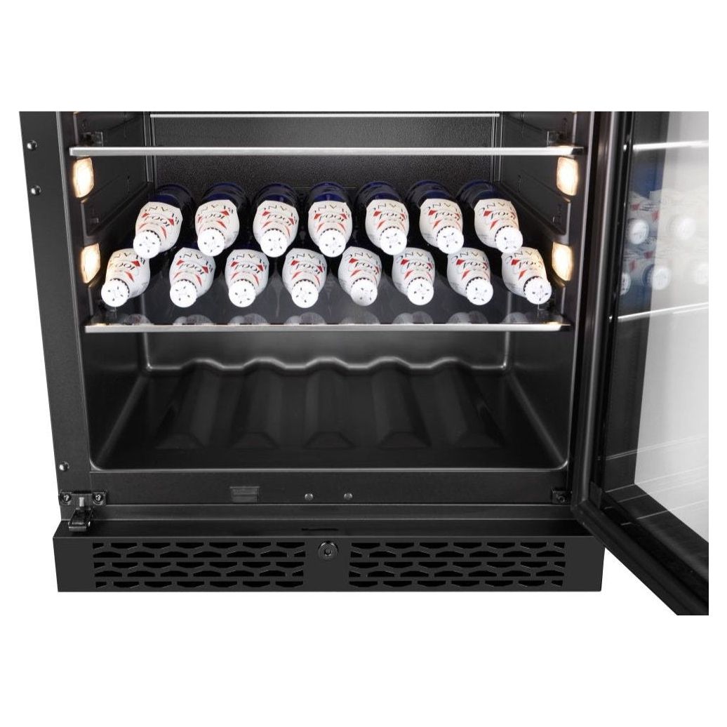 CELLA - 141 Can / 127L Beverage Cooler - BV46S-BLACK