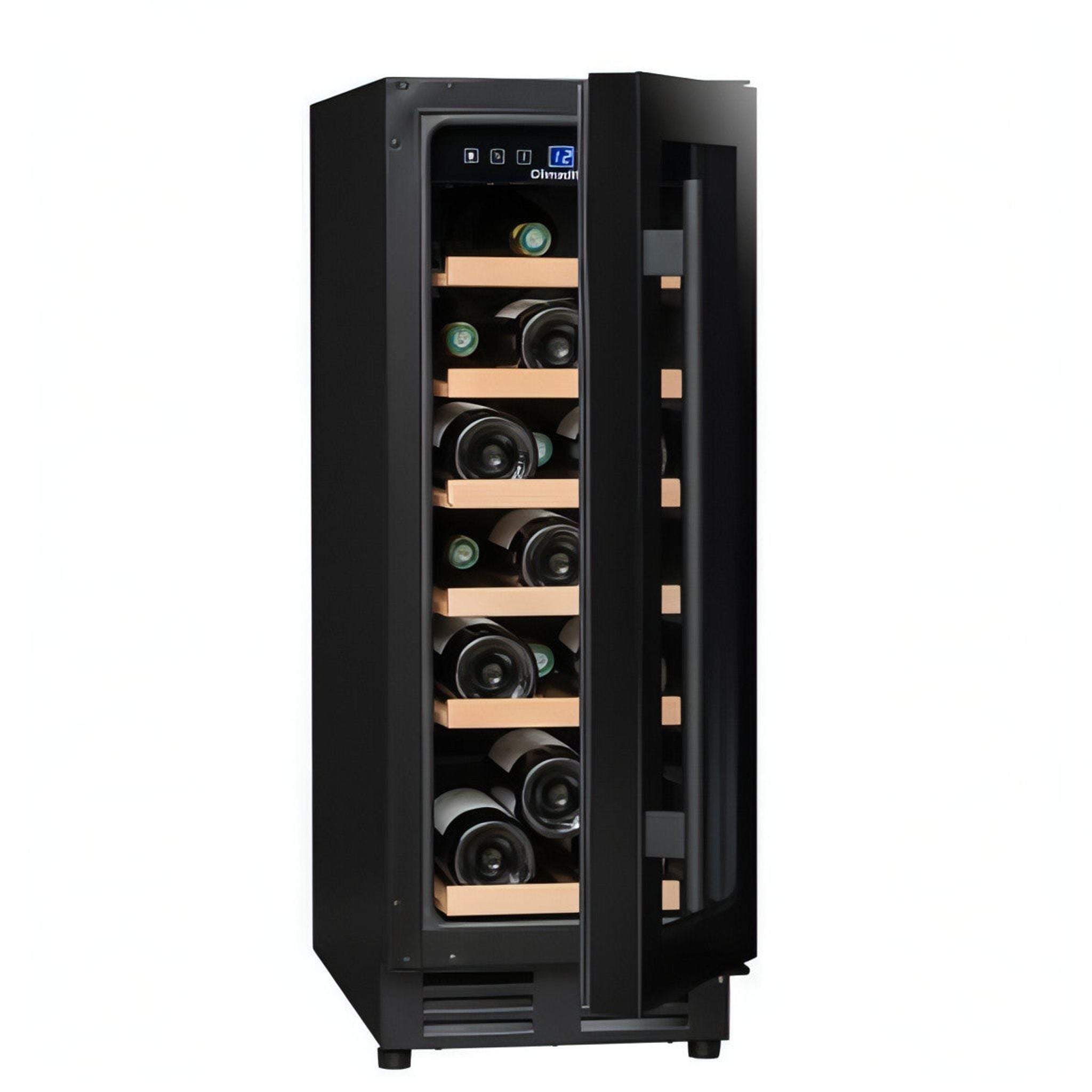 Climadiff - 300mm - 18 Bottle - Built In Undercounter Wine Fridge - CBU18S2B