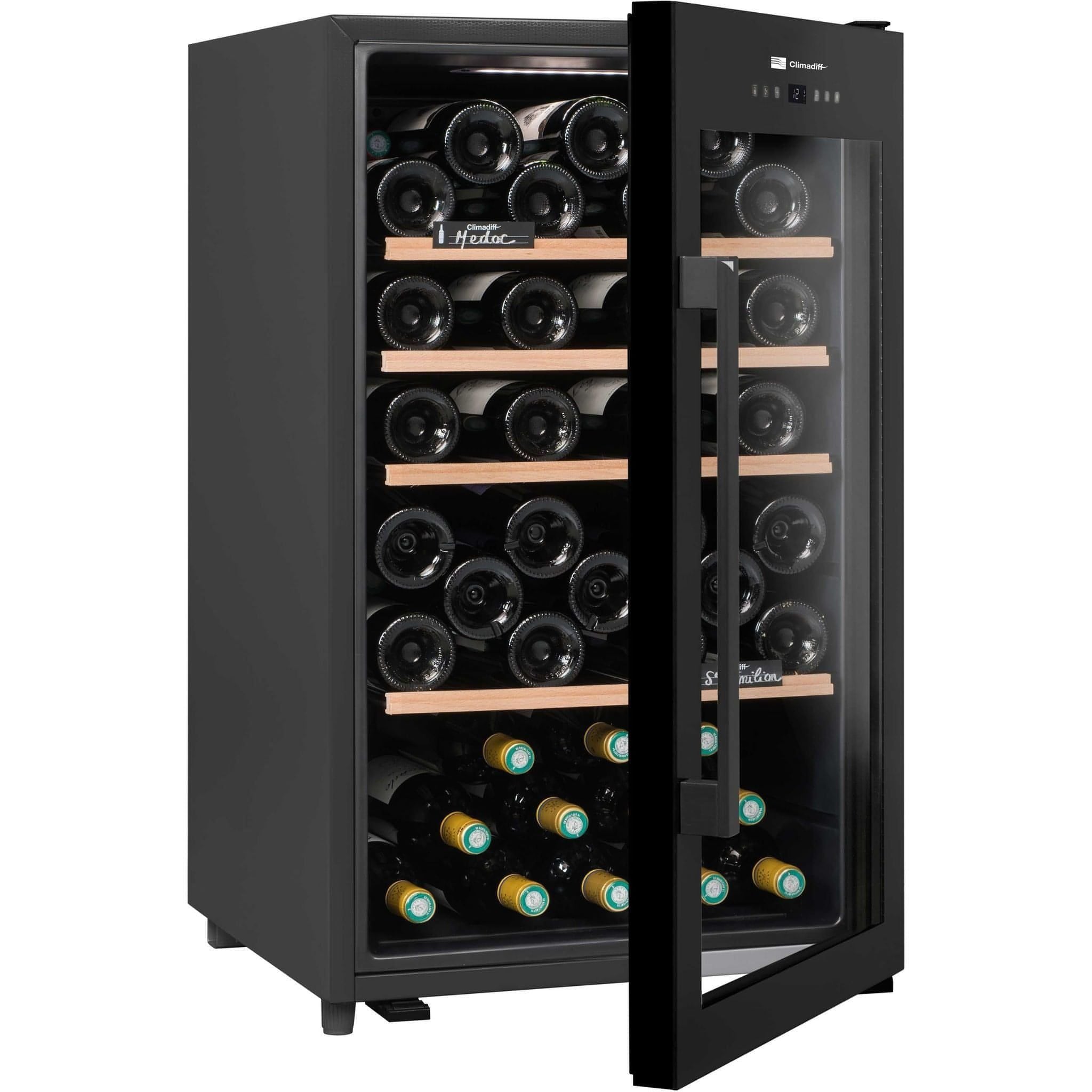 Climadiff - 63 Bottle - Freestanding Wine Cooler CLS65B1