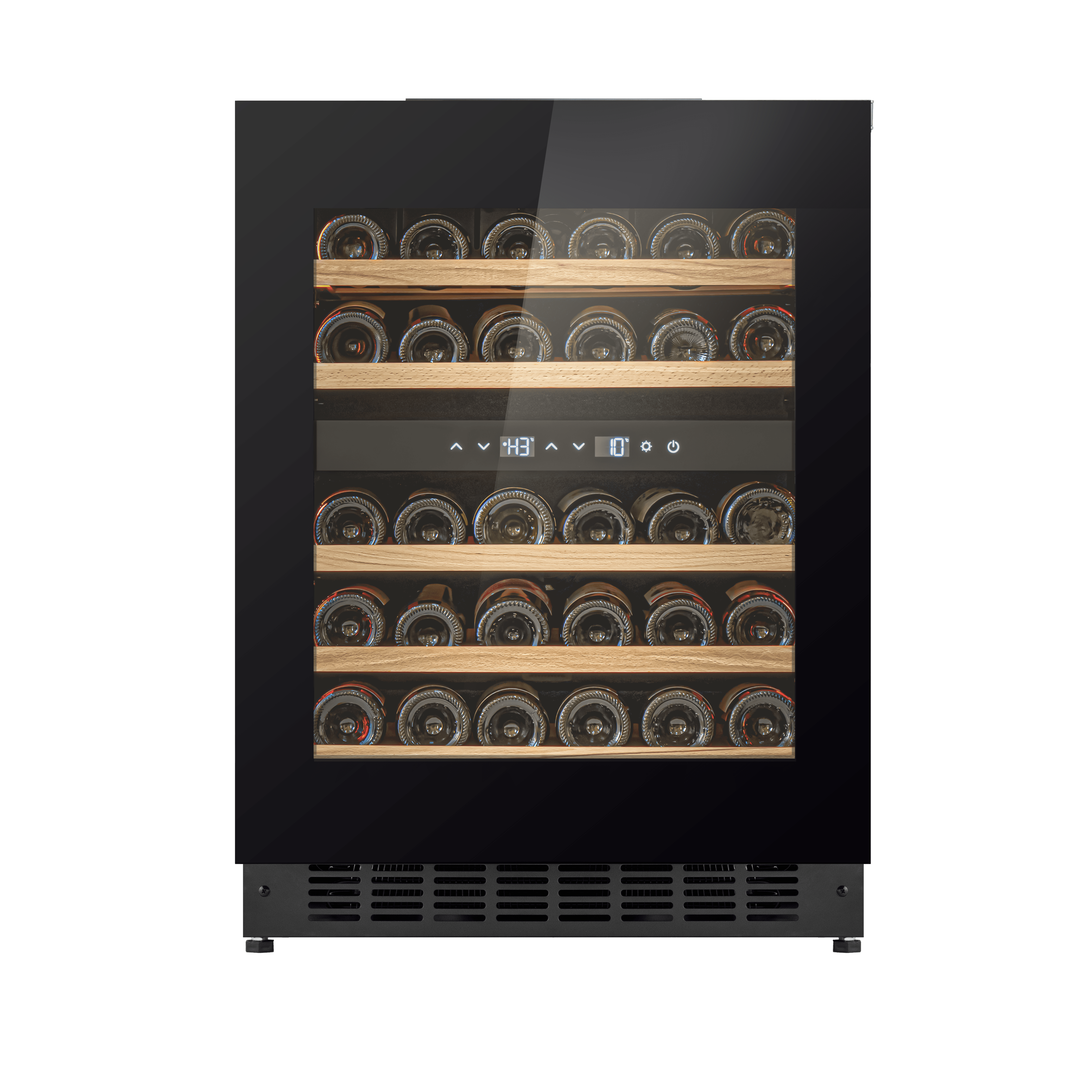 CELLA - 600mm - Undercounter Wine Cooler - Dual Zone - W34B-TO