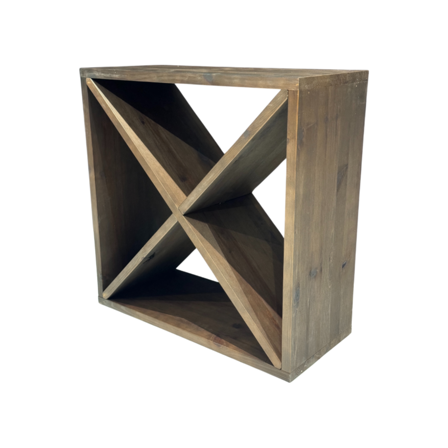 WineRacks - Pine Wood Cellar cube - Assembled - 223mm deep