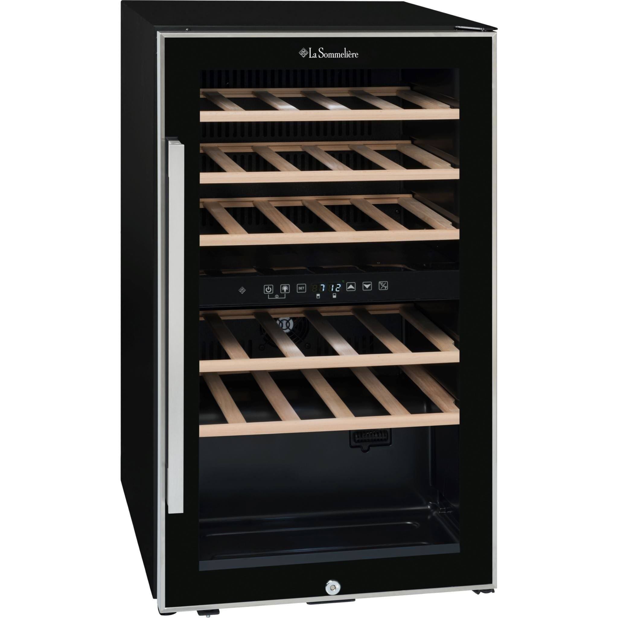 La Sommeliere - Dual Zone - 29 Bottle - Freestanding Wine Fridge ECS30.2Z