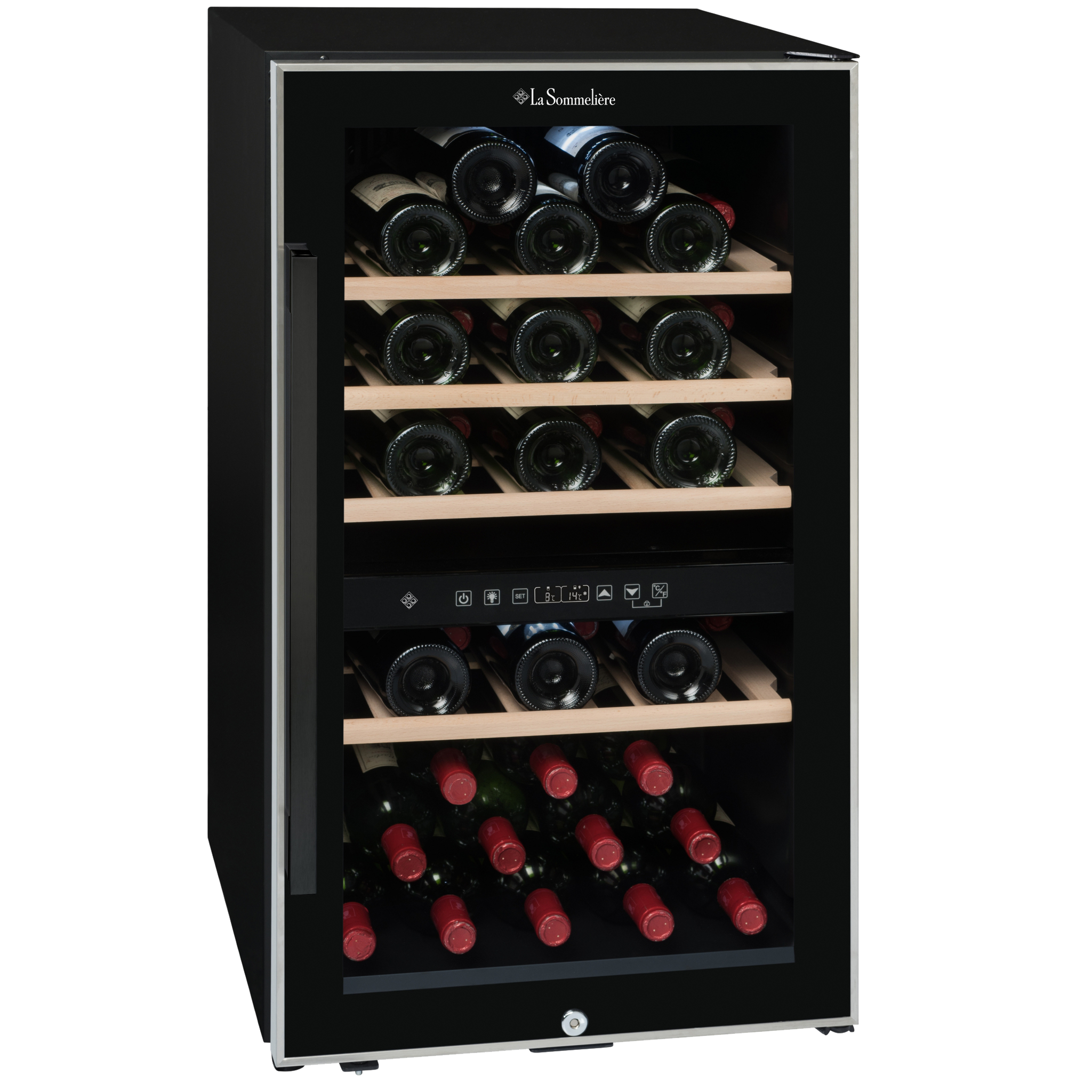 La Sommeliere - Dual Zone - 49 Bottle - Freestanding Wine Fridge - ECS51.2Z