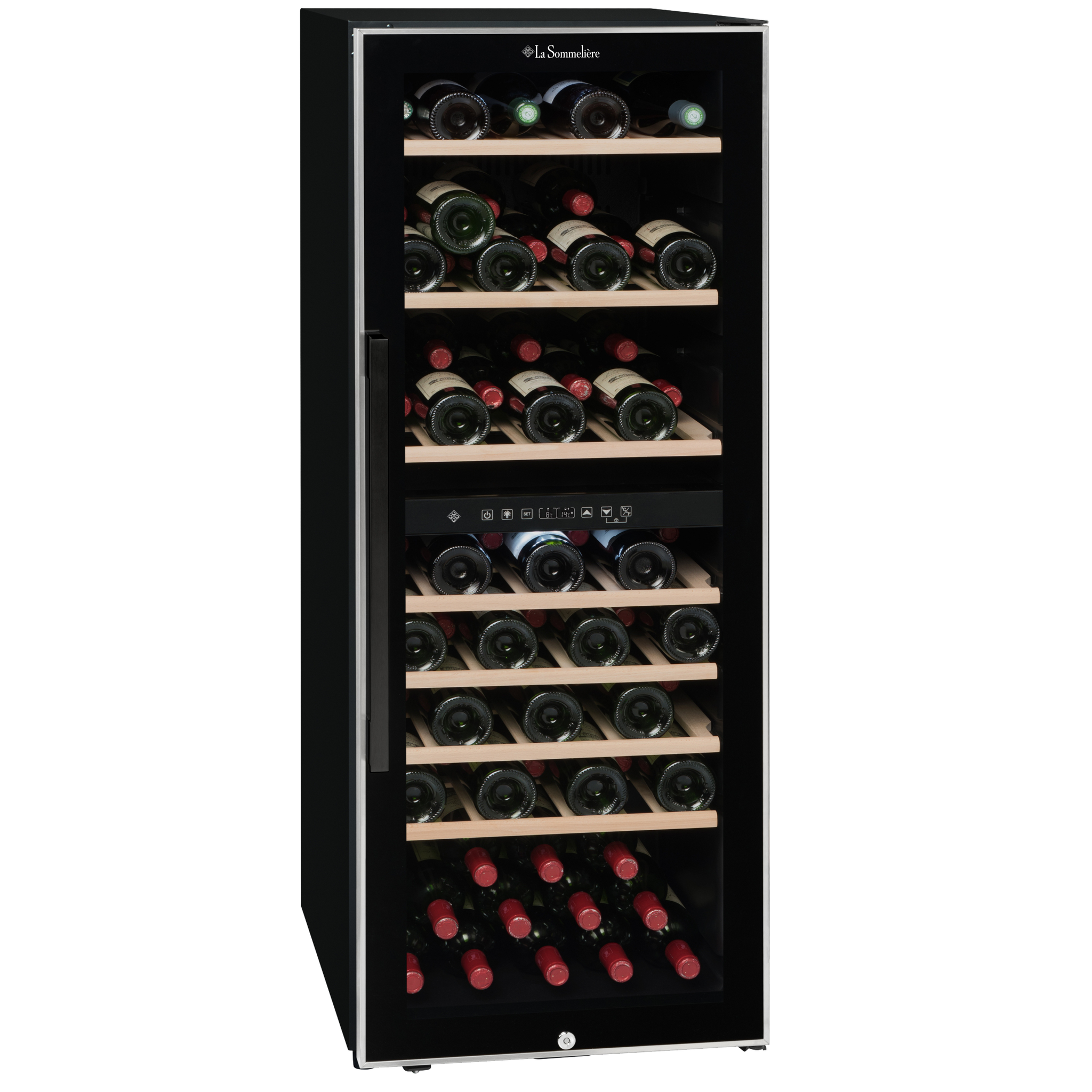 La Sommeliere - Dual Zone - 75 Bottle - Freestanding Wine Fridge - ECS81.2Z