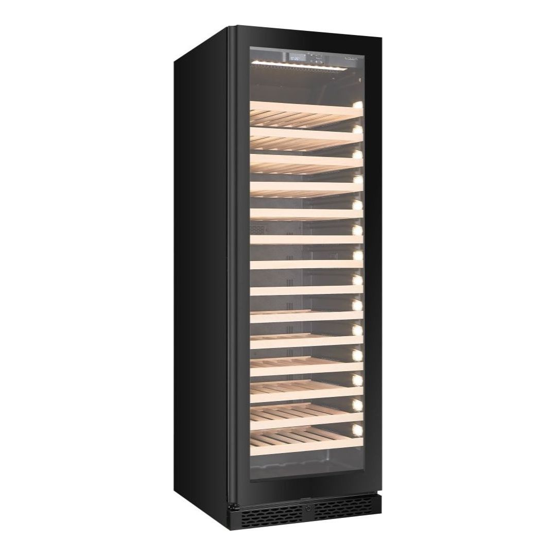 CELLA - 110 bottle Single Zone Wine cooler - FWS122S-BLACK