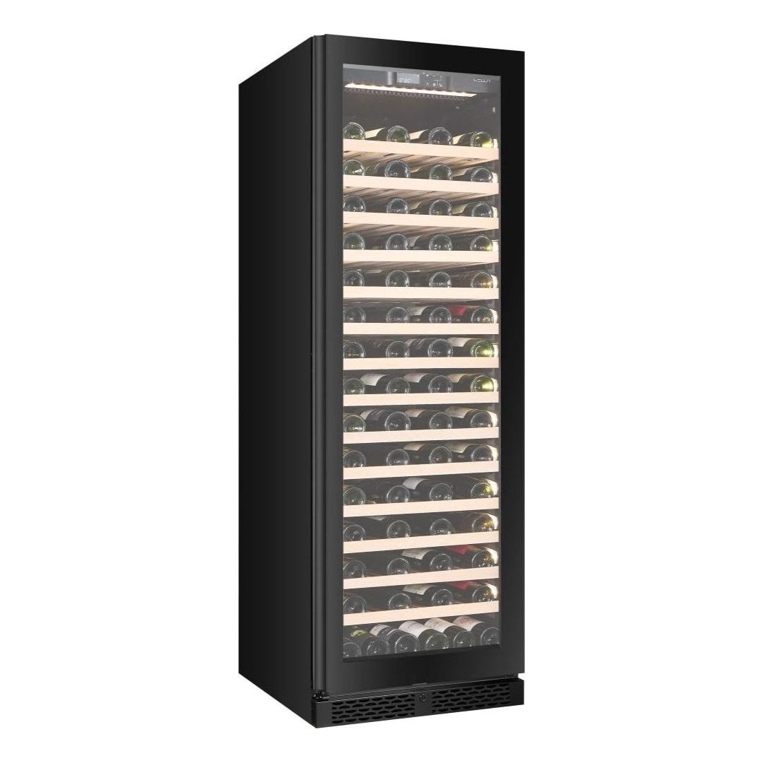 CELLA - 110 bottle Single Zone Wine cooler - FWS122S-BLACK