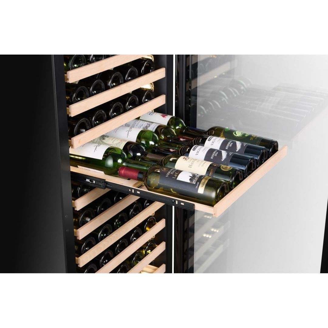 CELLA - 161 bottle Single Zone Wine cooler - FWS163-BLACK