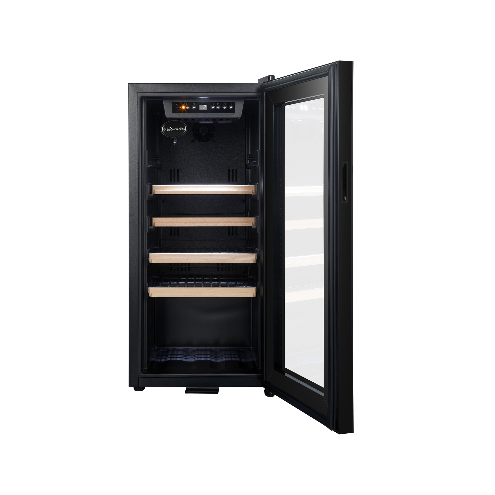 La Sommeliere - 38 Bottle Freestanding Wine Fridge LS38BLACK