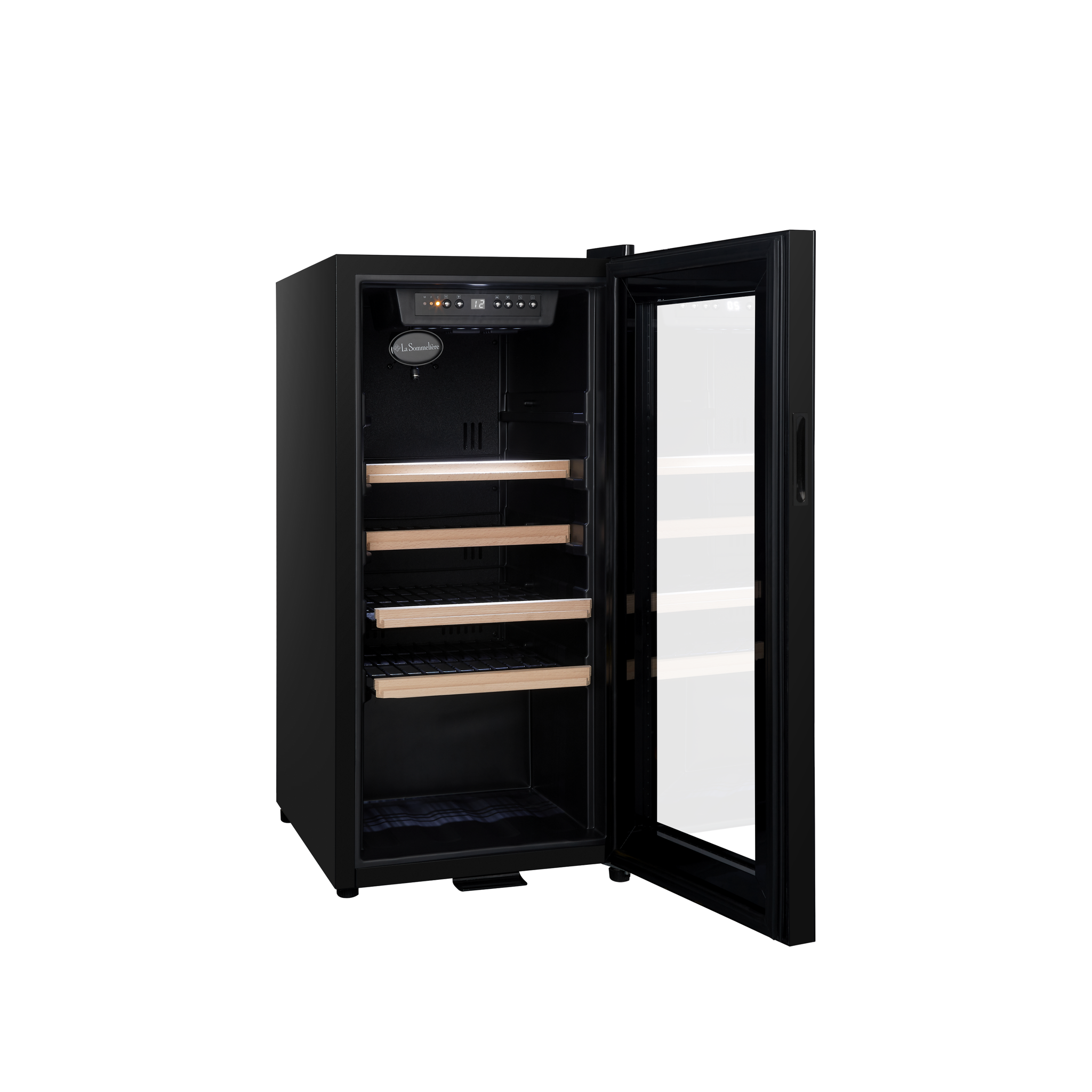 La Sommeliere - 38 Bottle Freestanding Wine Fridge LS38BLACK