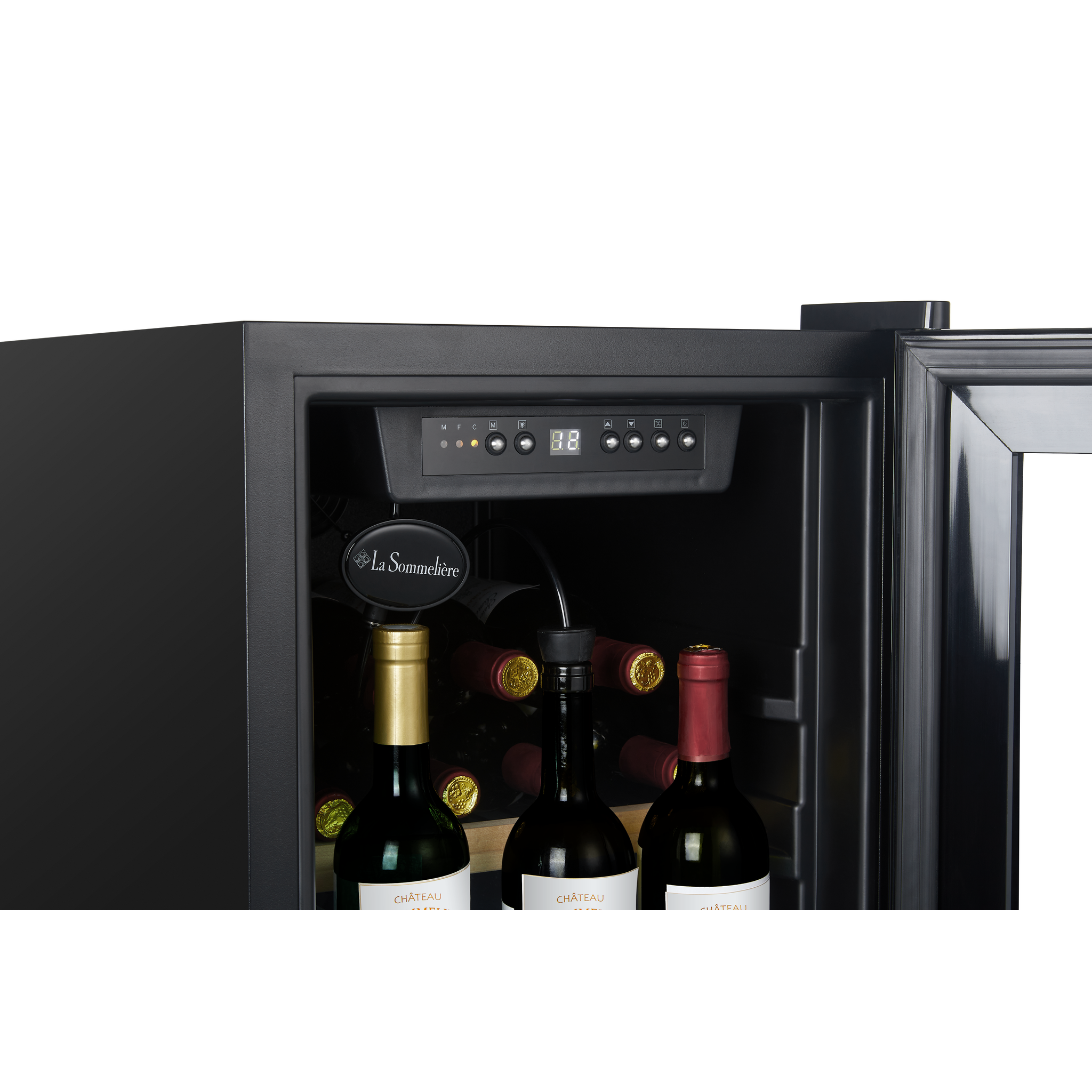 La Sommeliere - 38 Bottle Freestanding Wine Fridge LS38BLACK