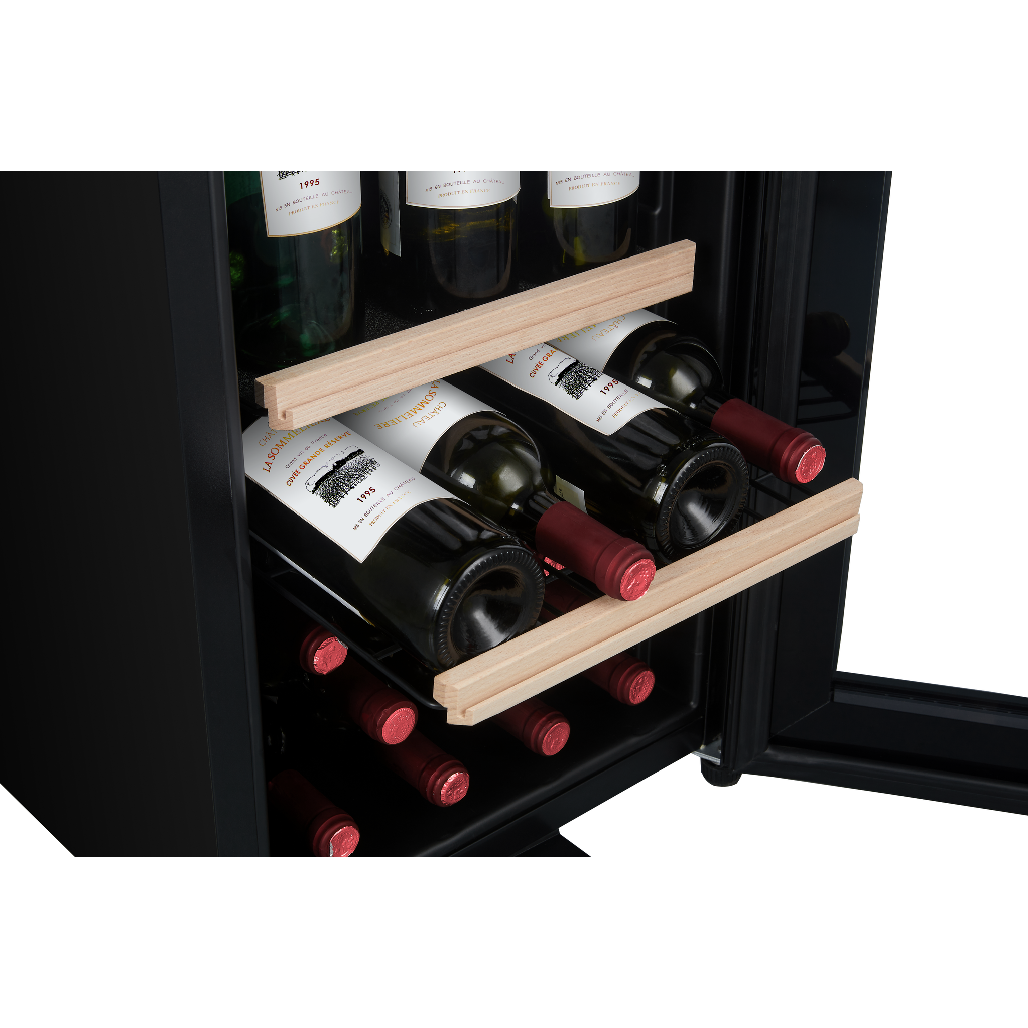 La Sommeliere - 38 Bottle Freestanding Wine Fridge LS38BLACK