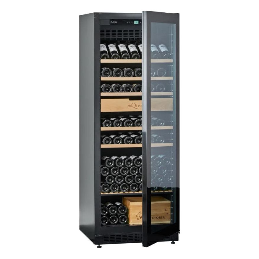 mQuvée Velvet 220 Glass - Single Zone 273 Bottles - Tall Wine Cabinet