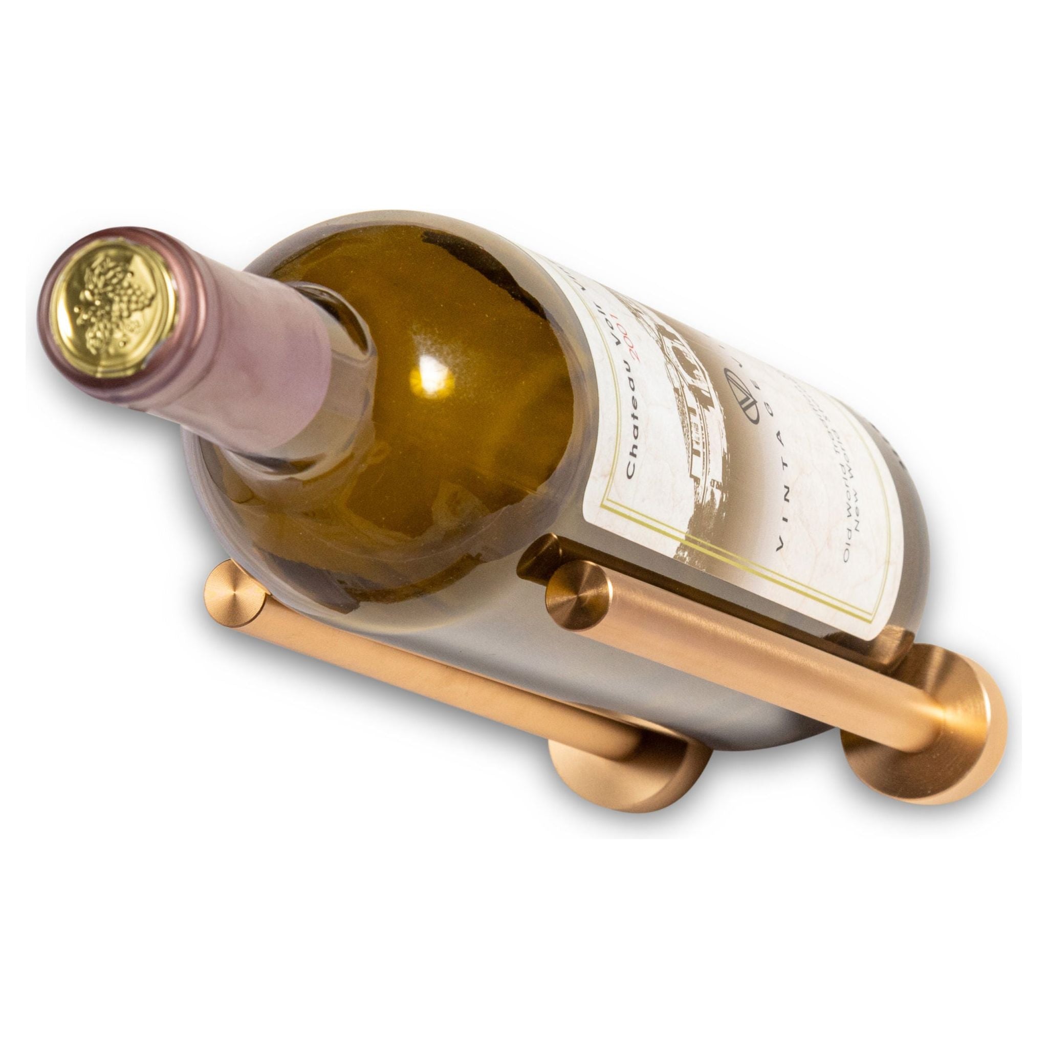 VintageView - Vino Series - Vino Rails - Wall Mounted Metal Wine Rack (Peg System)