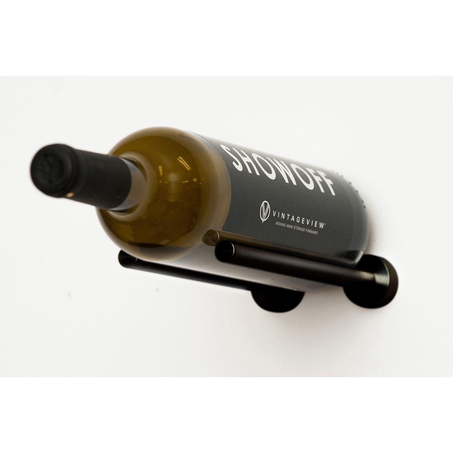 VintageView - Vino Series - Vino Rails - Wall Mounted Metal Wine Rack (Peg System)