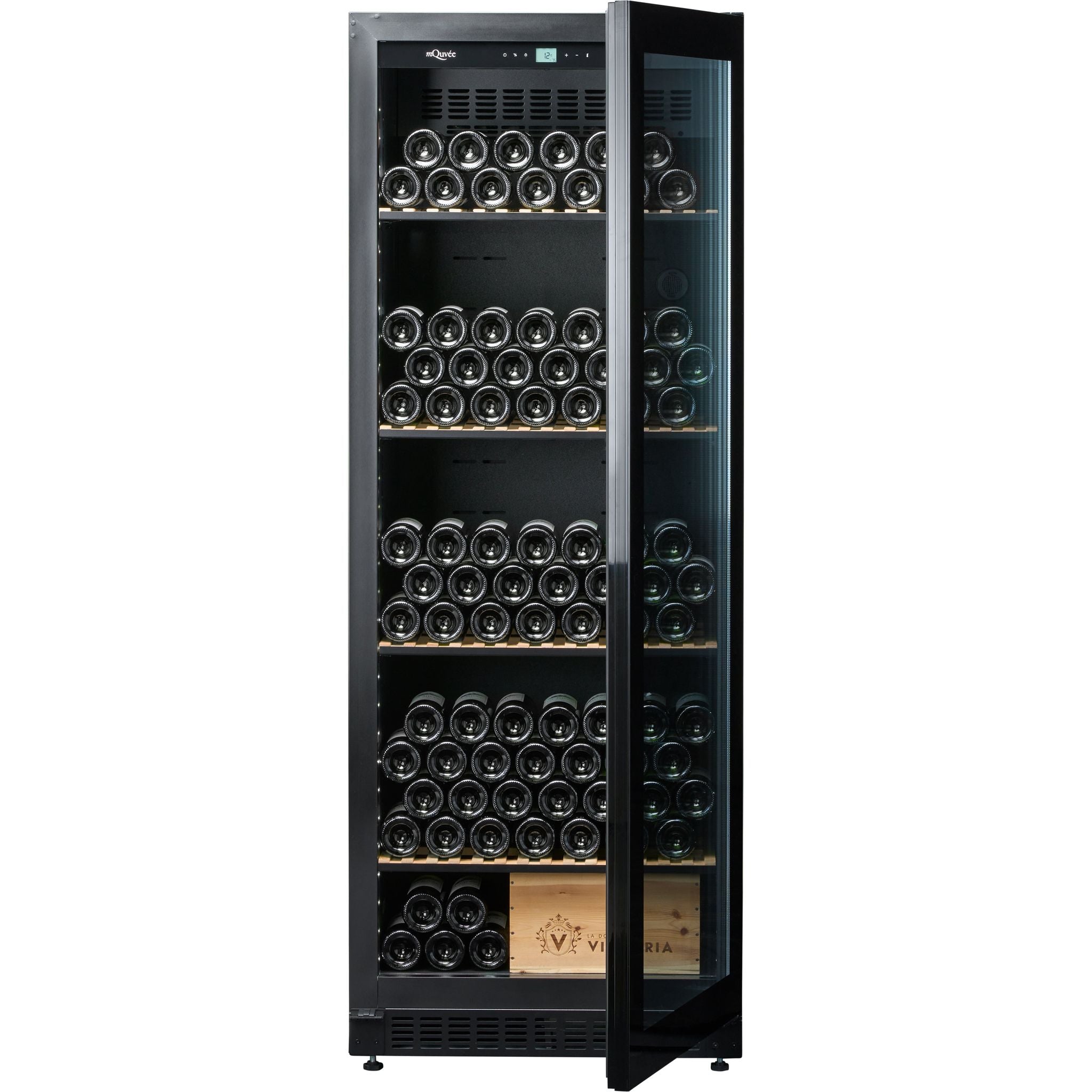 mQuvée Velvet 220 Glass - Single Zone 273 Bottles - Tall Wine Cabinet