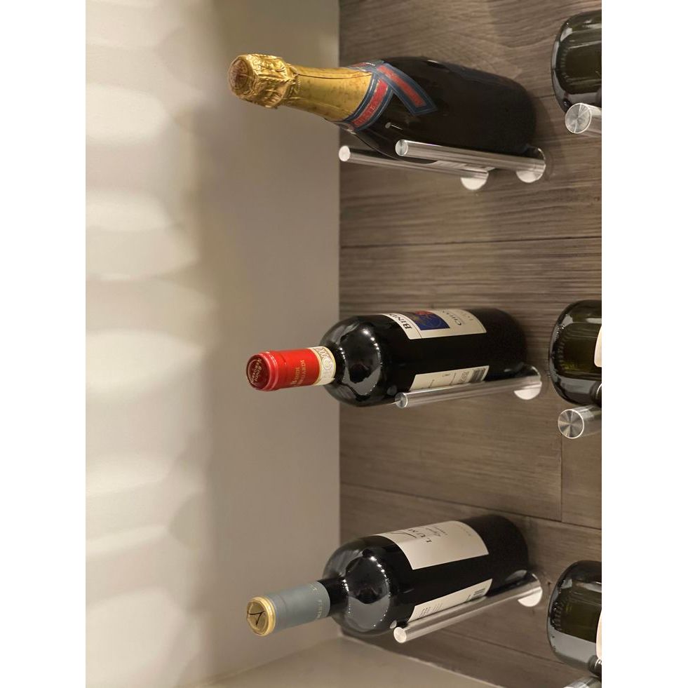 VintageView - Vino Series - Vino Rails - Wall Mounted Metal Wine Rack (Peg System)