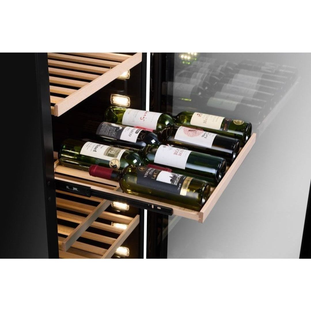 CELLA - 102 bottle Single Zone Wine cooler - W122S-BLACK