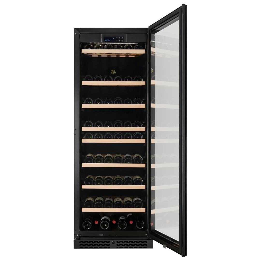 CELLA - 161 bottle Single Zone Wine cooler - W163S-BLACK