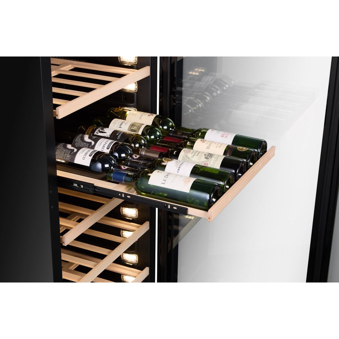 CELLA - 151 bottle Single Zone Wine cooler - W163S-BLACK