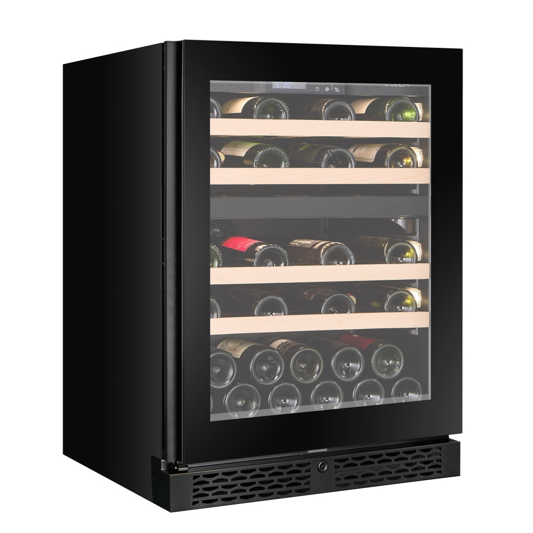 CELLA - 39 bottle Dual Zone Wine cooler - W39D-BLACK