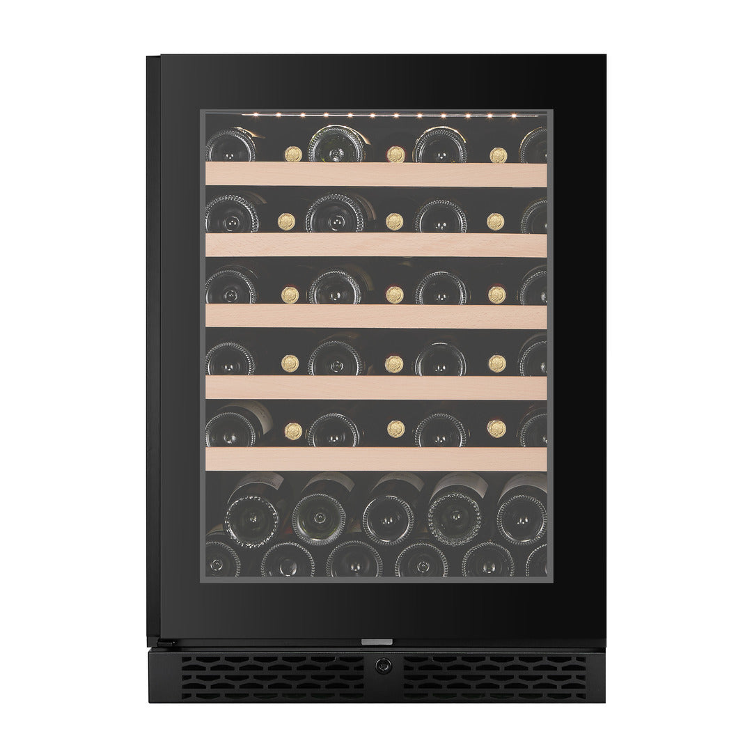 CELLA - 46 bottle Single Zone Wine cooler - W46S-BLACK