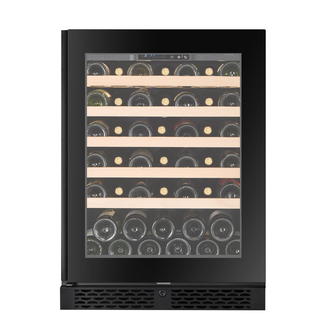 CELLA - 46 bottle Single Zone Wine cooler - W46S-BLACK