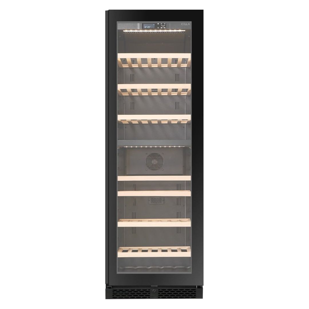 CELLA - 99 bottle Dual Zone Wine cooler - W93D-BLACK