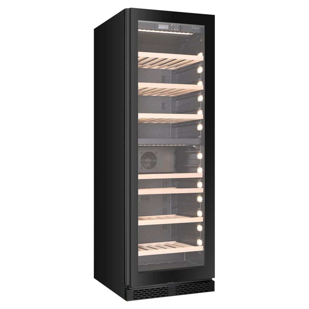 CELLA - 99 bottle Dual Zone Wine cooler - W93D-BLACK