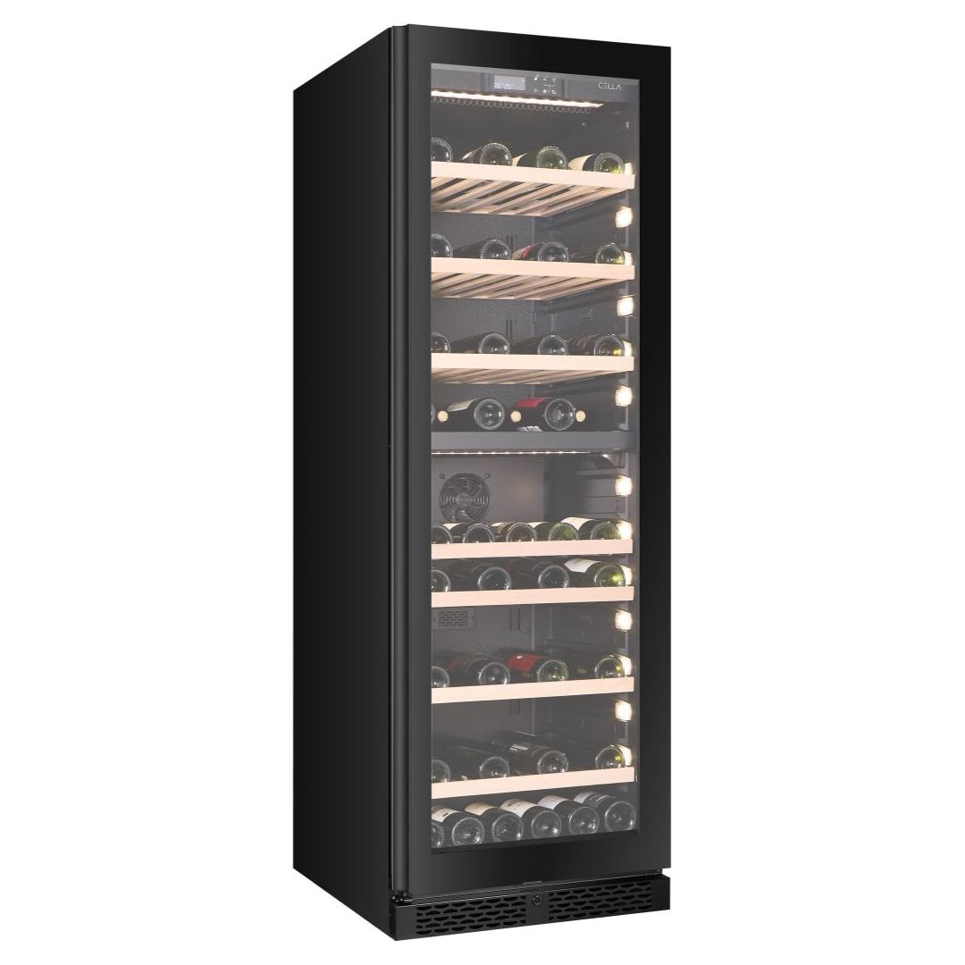 CELLA - 99 bottle Dual Zone Wine cooler - W93D-BLACK