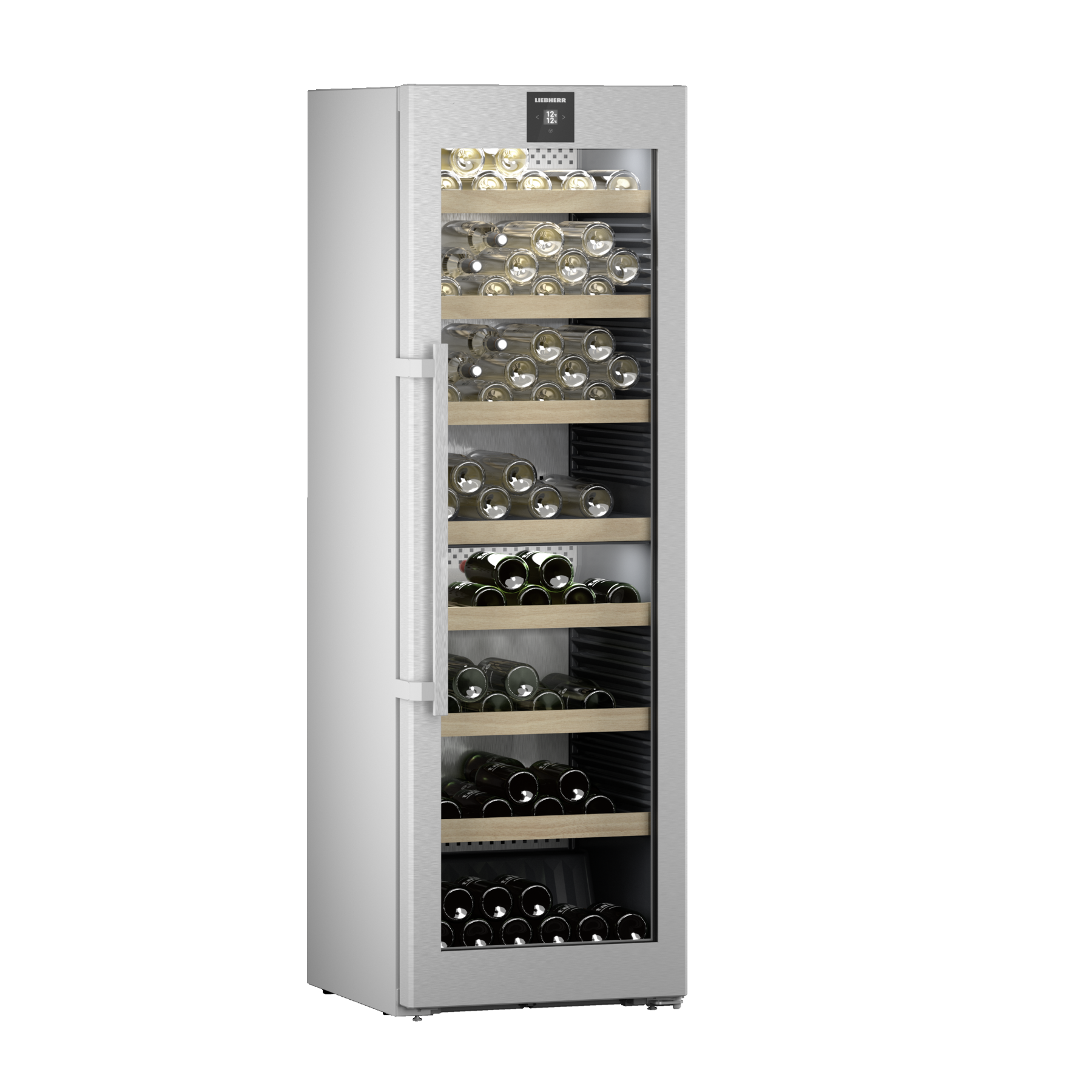 Liebherr - Vinidor 155 Bottle Freestanding Wine Cabinet - WPsd 5252 - Solid Door